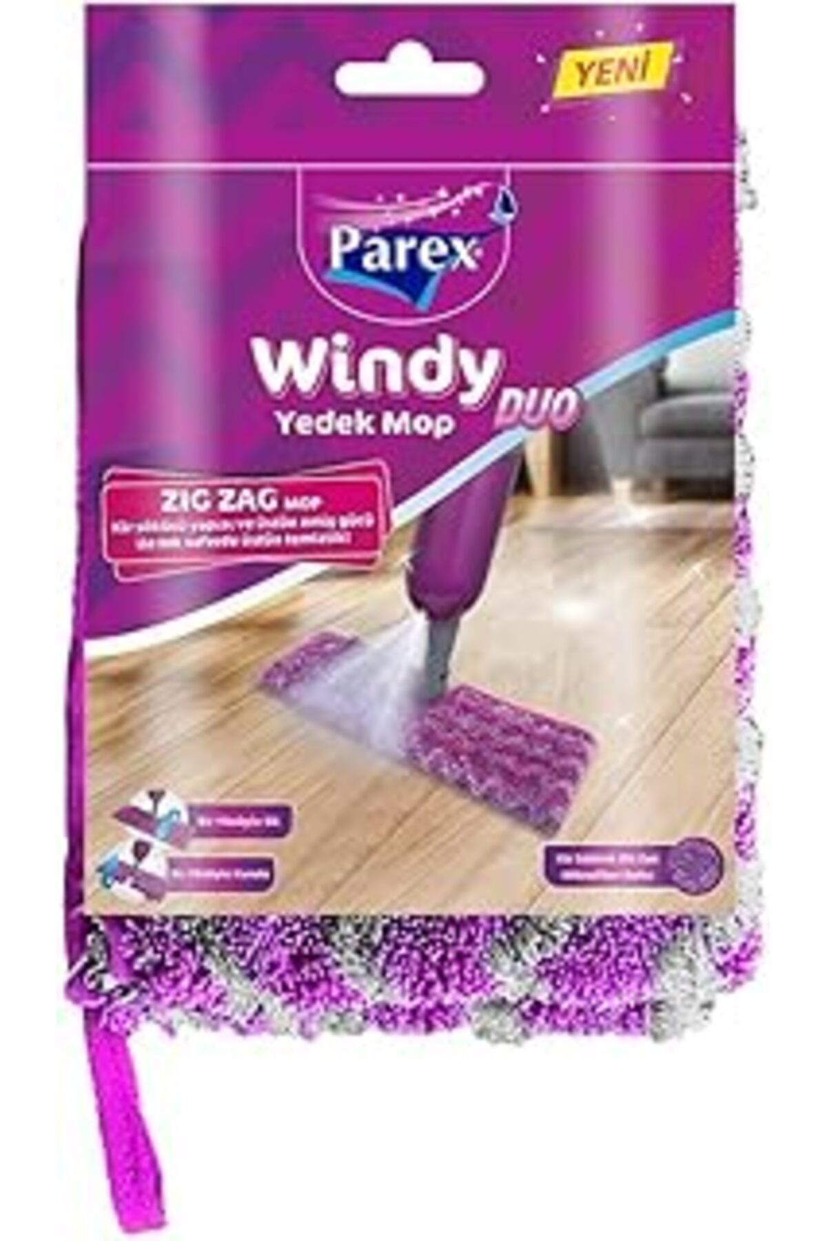 ASİTAN Parex Windy Duo Zigzag Yedek Mop