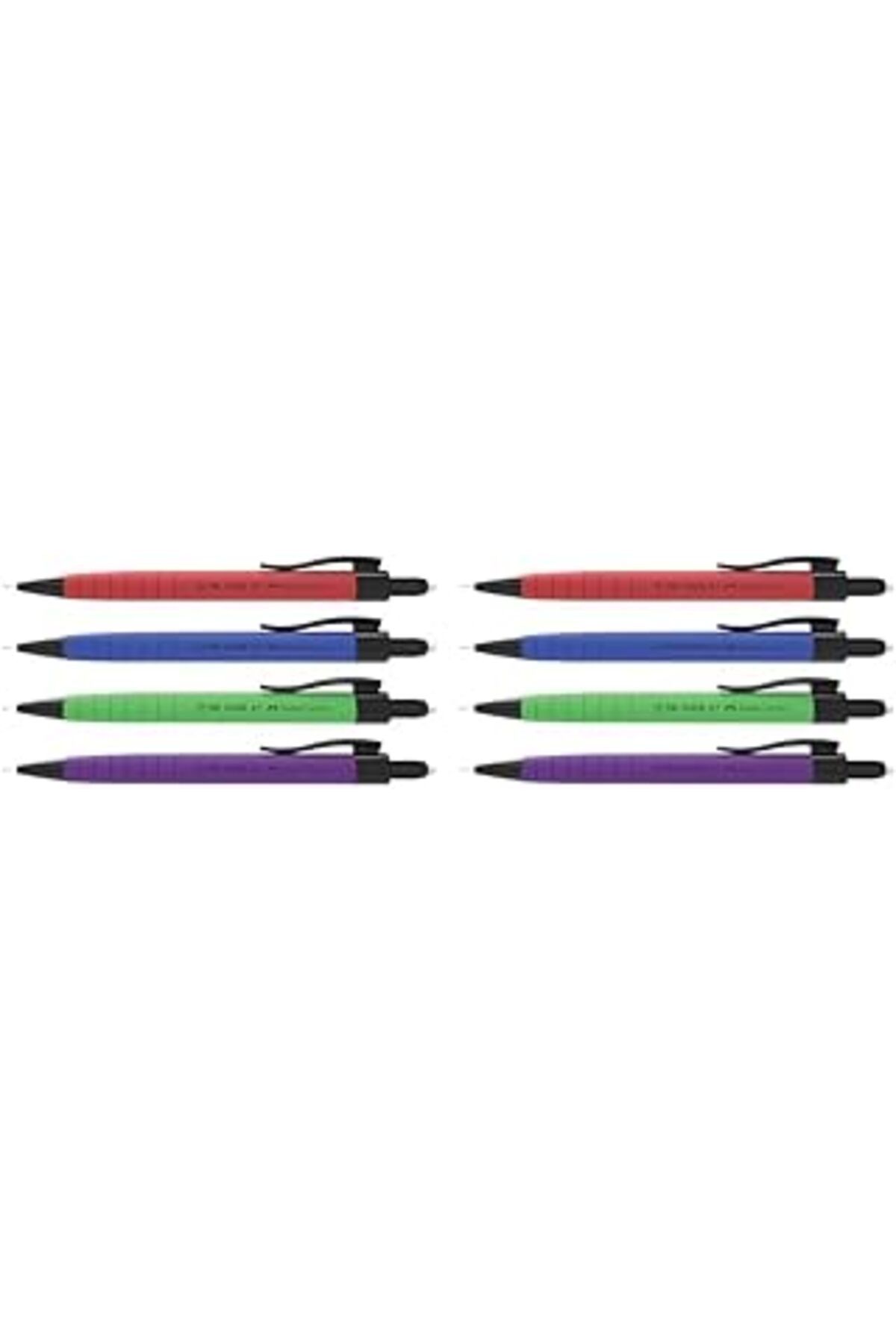 Qedii Faber-Castell Uçlu Kalem Tri-Click Vers. Rubberized, 0.7, Asorti 2Li Paket