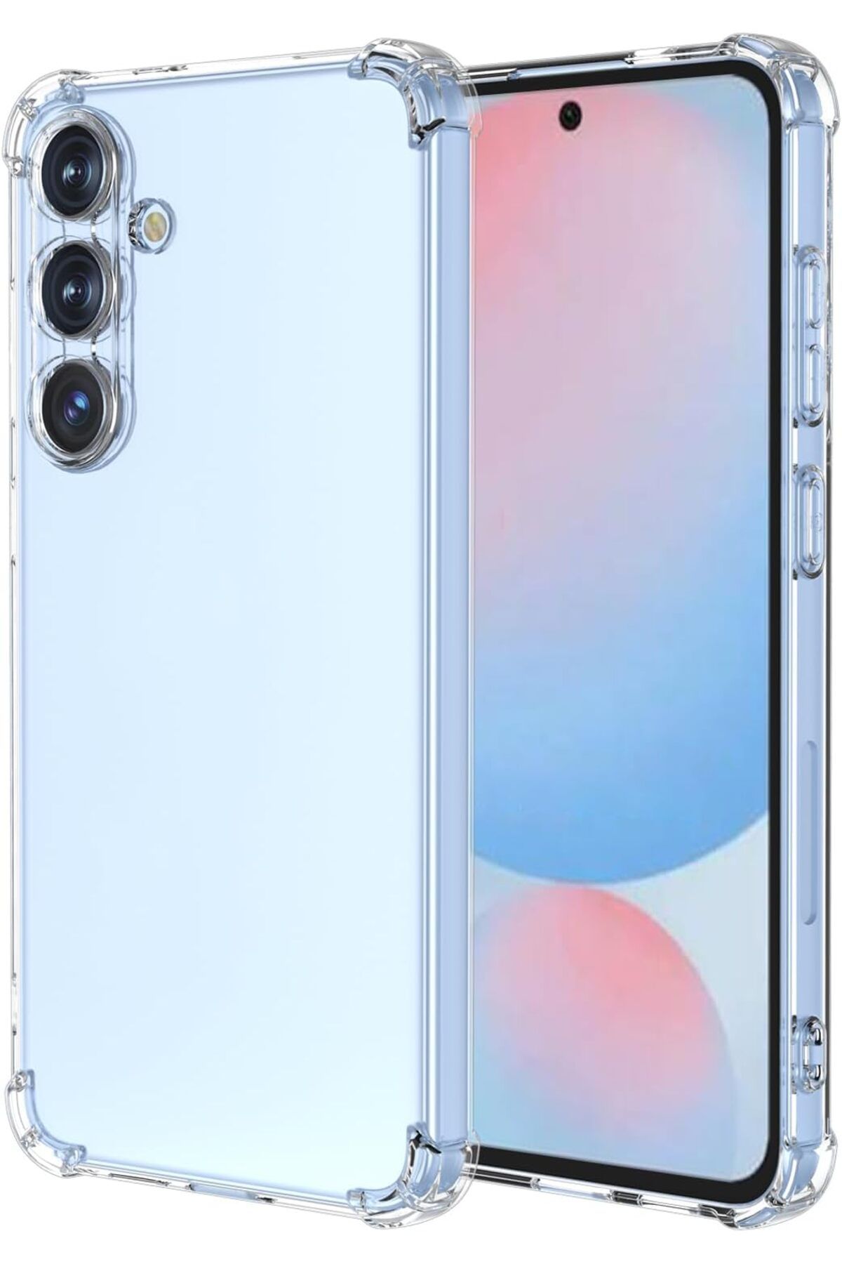 Ehr. Samsung Galaxy A36 Uyumlu Darbe Önleyici Sararmaya Dayanıklı Airbag Korumalı Ultra Slim TPU Şeffaf S