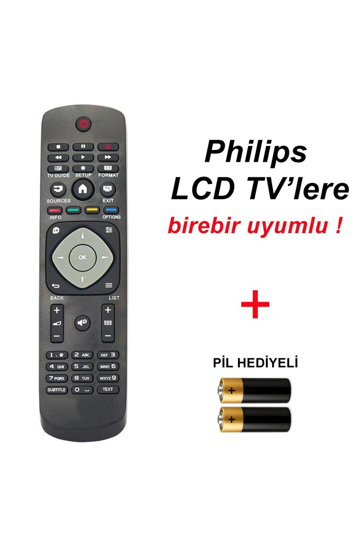 Suntel PhilipsTV'lere Uyumlu Kumanda – LCD / LED Modellerle Tam Uyumlu