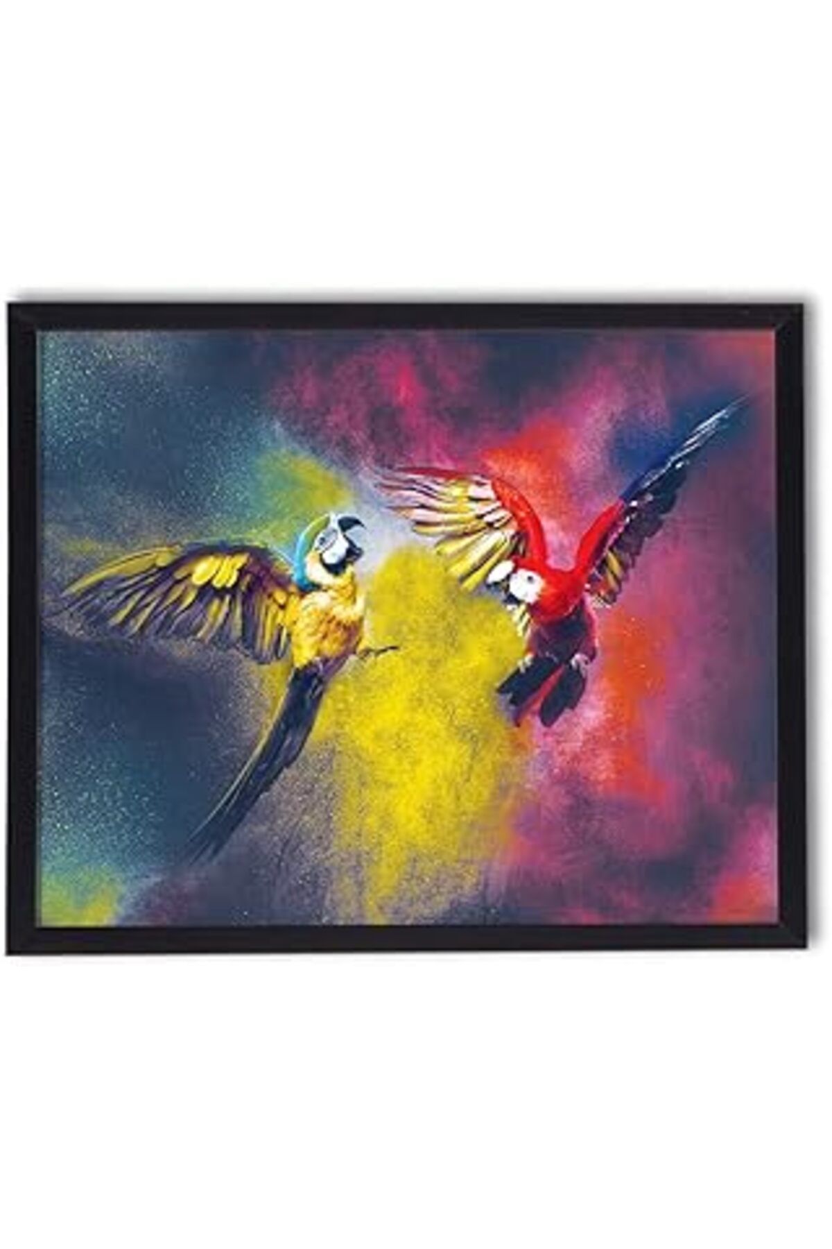 NETWORK ART Postergaleria Çerçeveli Resim | Afiş | Modern | Sanatsal Duvar | Farklı Temalar 40 X 50 Cm (Renkli