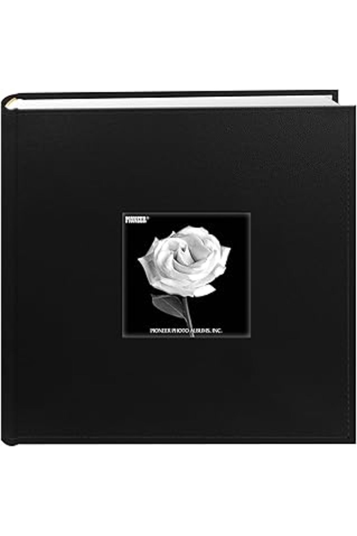 Mu Art Ahşap Photo Albums Da-200Sf/Blk 200 Cep Dikişli Suni Deri Çerçeve Kapak Fotoğraf Albümü, 10,6 X 15,5 Cm,