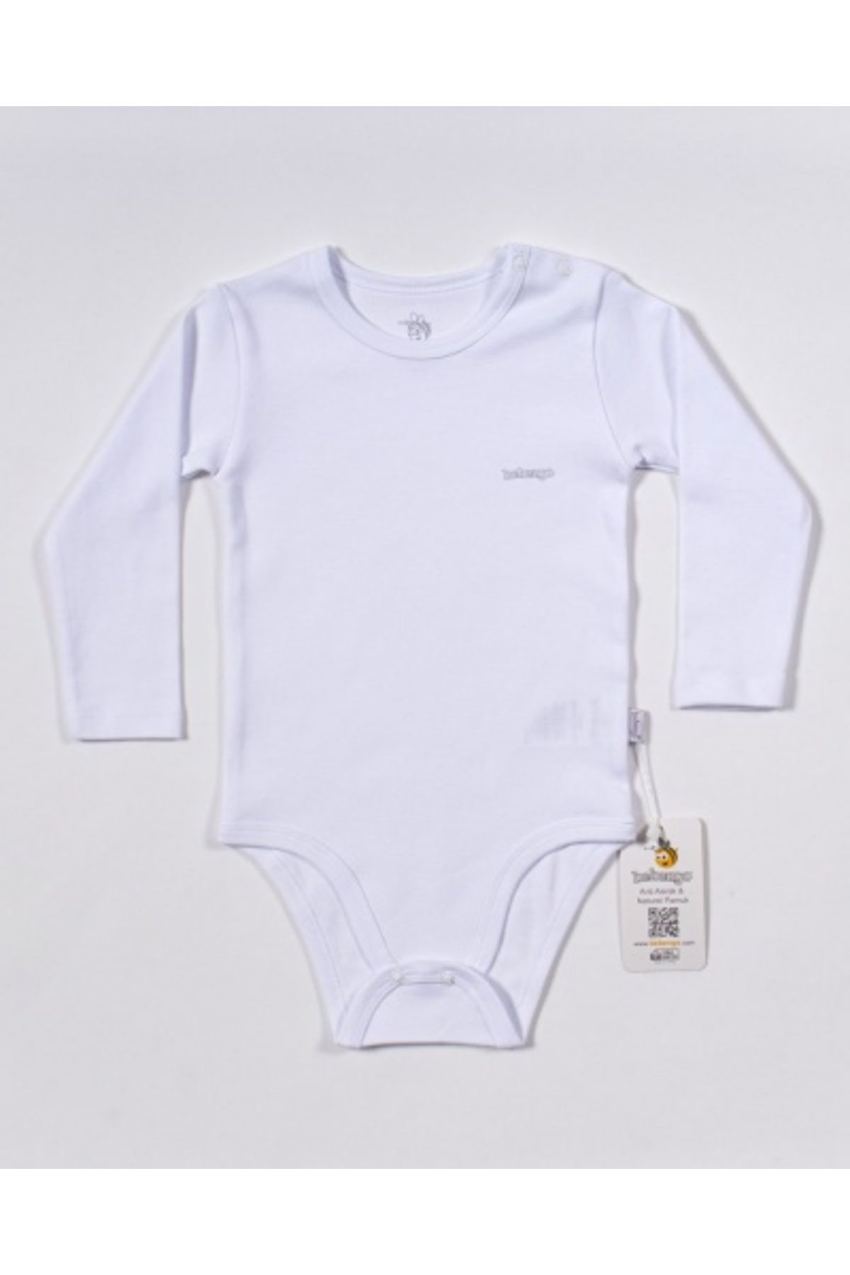 MBB ETİCARET Bebengo BU4020 Basic Uzun Kol Body Beyaz