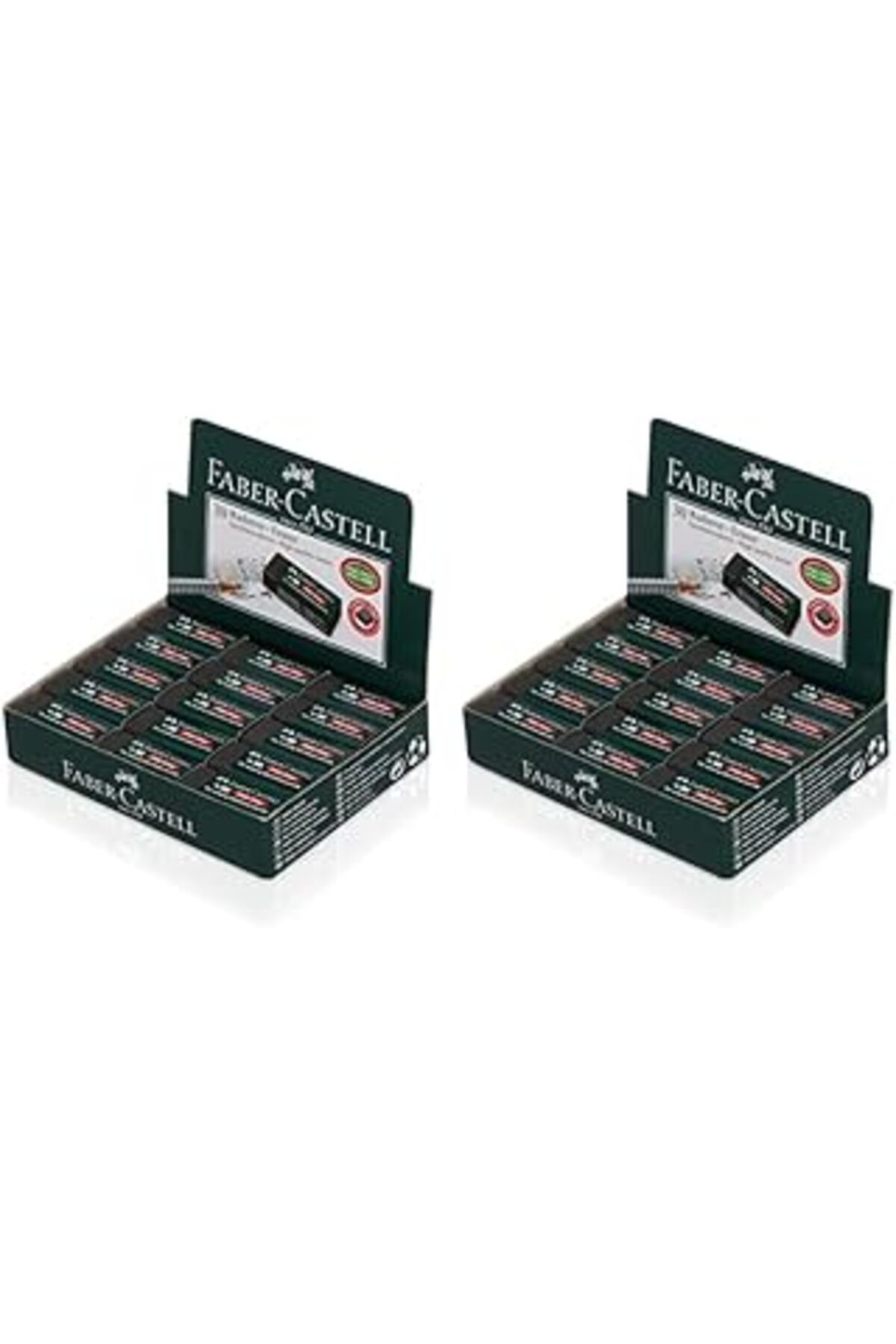 ASİTAN Faber-castell 7089 Siyah Silgi, 30'lu 2li Paket