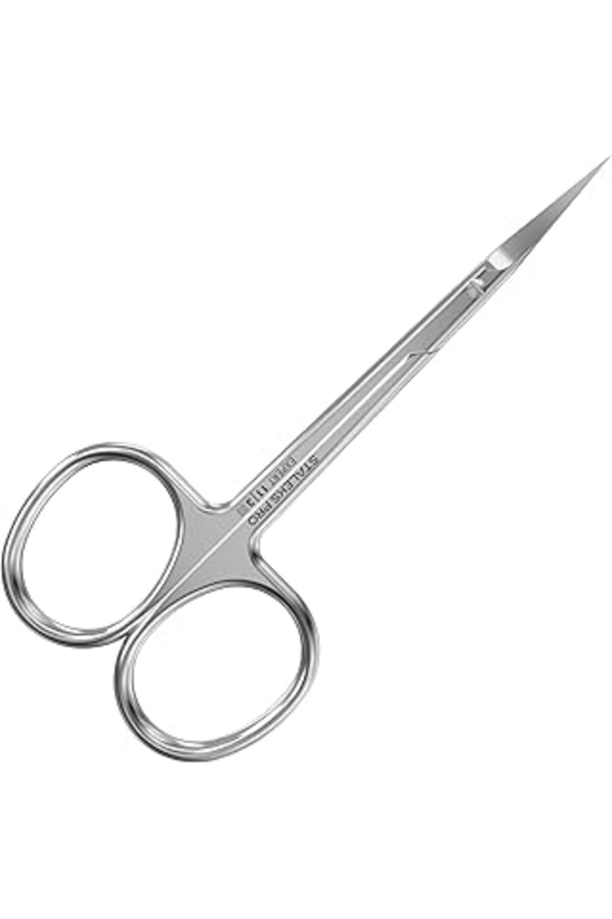 Qedii Profesyonel Manikür Makası Sol El (Bıçak Uzunluğu - 23 Mm) Staleks Se-11/3