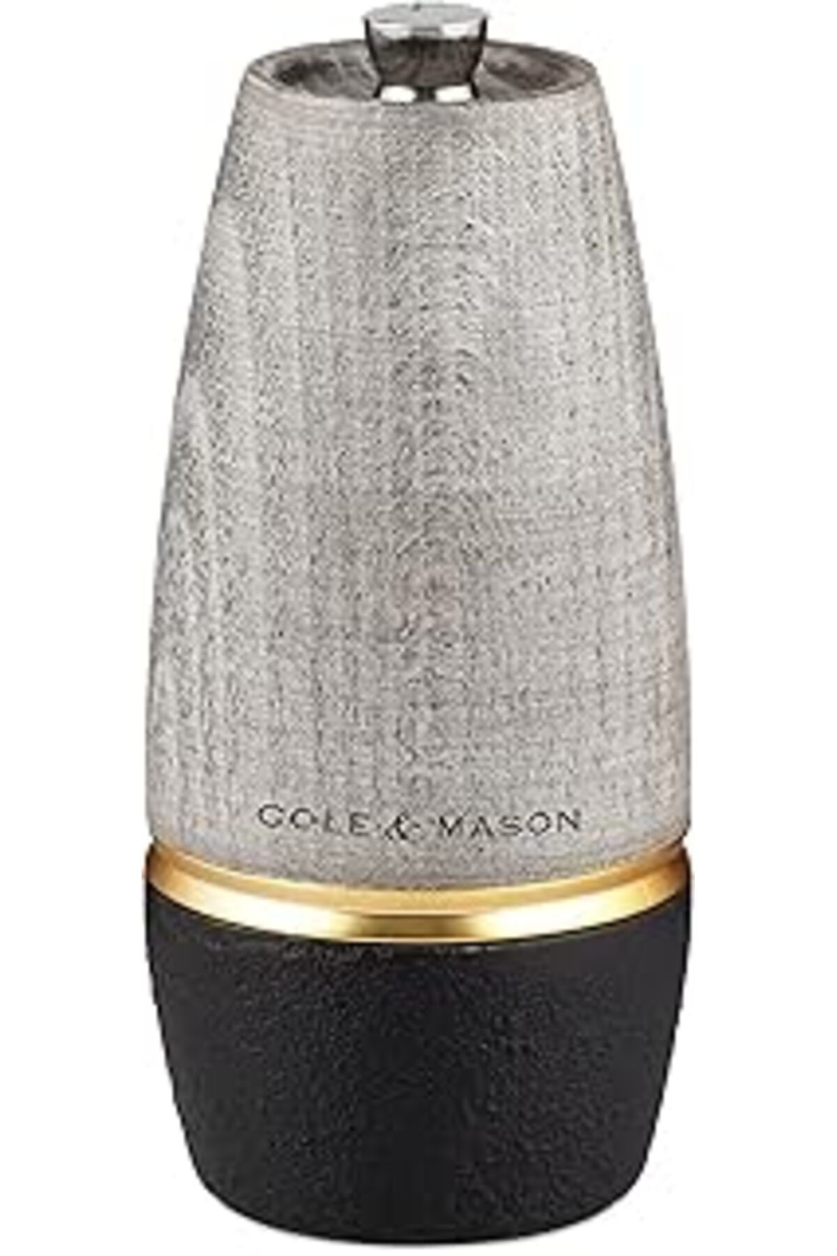 Mu Art Ahşap Cole & Mason H322014 Bridgewater Karabiber Değirmeni, Gri/Siyah, Dökme Demir/Ahşap, 135 Mm, Precisi