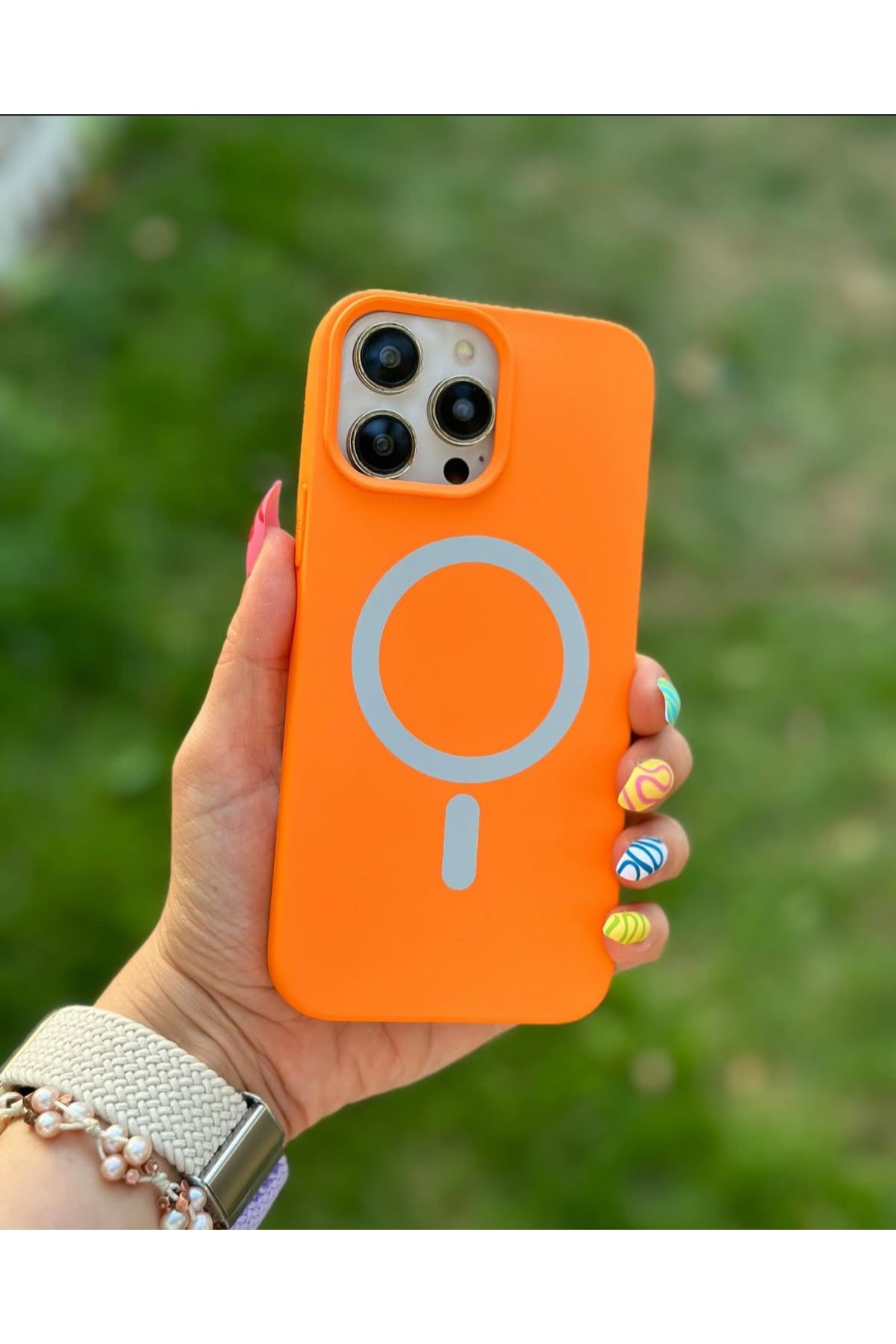 Store İPhone 15 Pro Megsafe Şarj Özellikli Slikon Kılıf