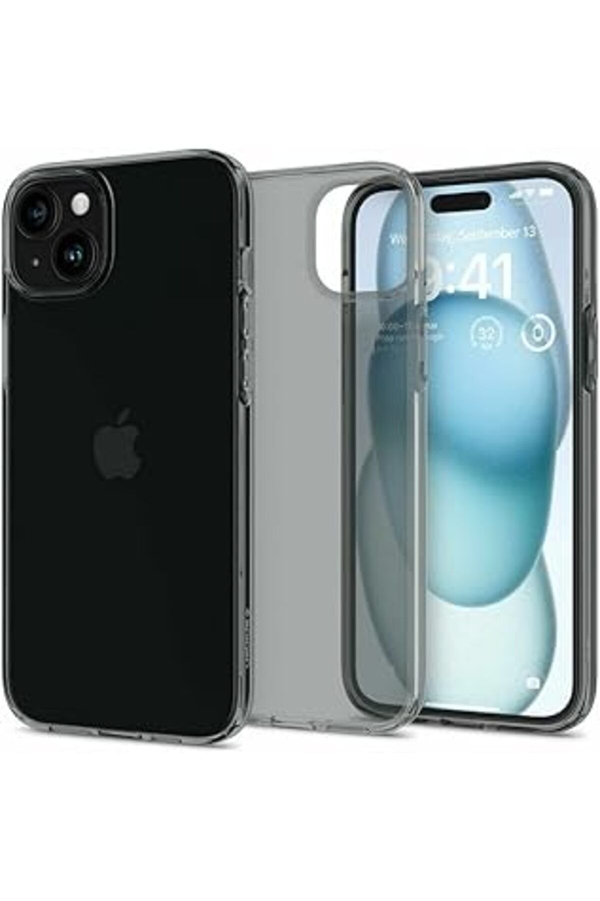 Mu Art Ahşap Iphone 15 Plus Kılıf Crystal Flex Space Crystal - Acs06457