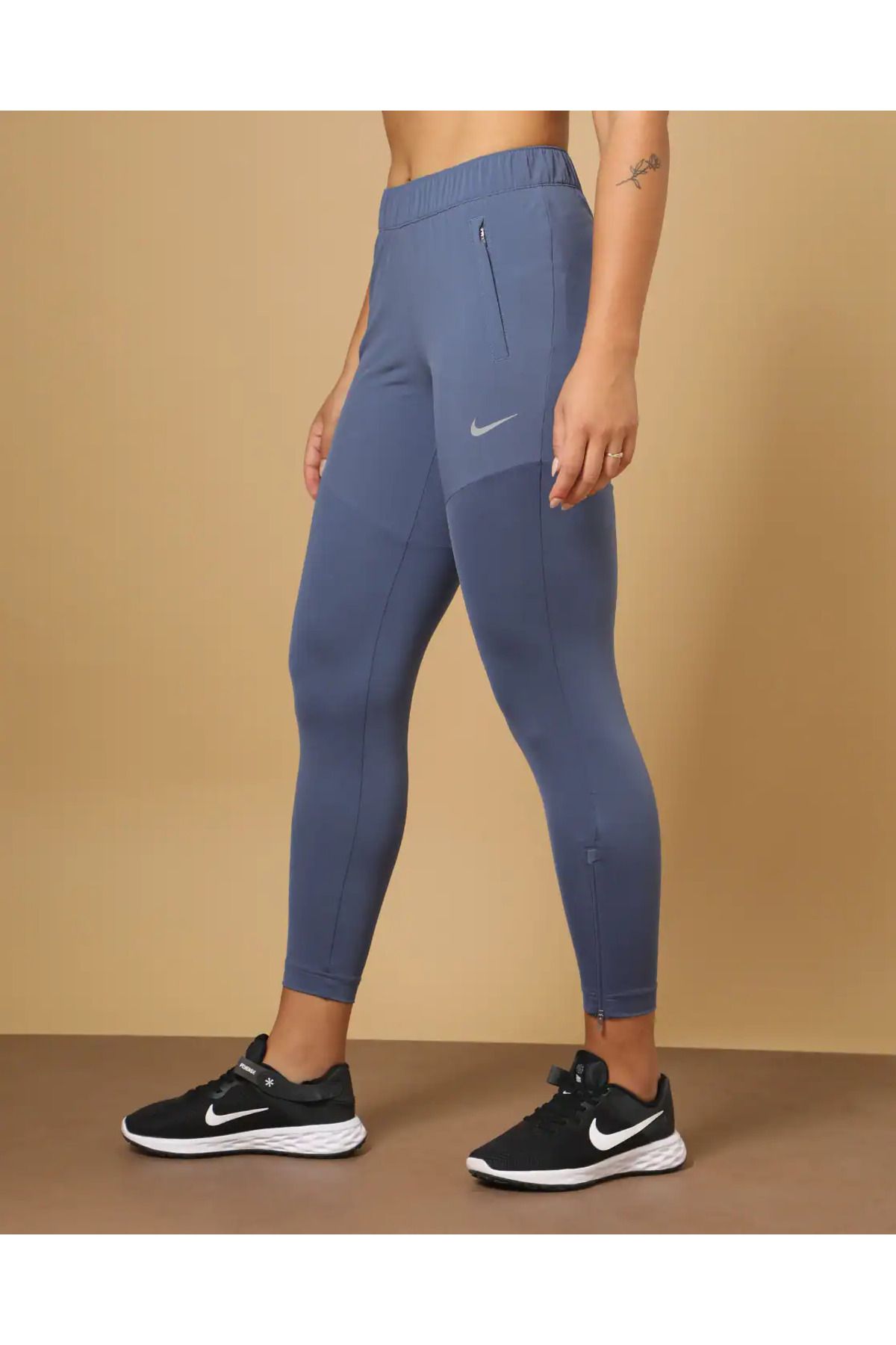 Nike Women's Dri Fit Running Walk 7/8 Pant Mavi Kadın Yürüyüş-Koşu Eşofman Altı