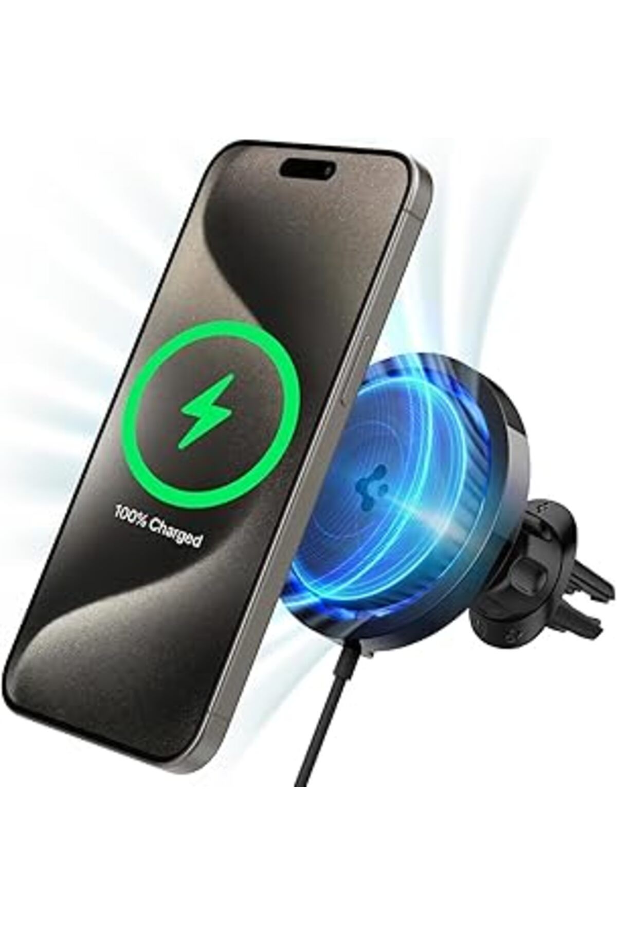 NETWORK ART Magfit Air Vent Araç Içi Telefon Tutucu + Manyetik Kablosuz Şarj Cihazı Iphone Magsafe Özellikli Cr