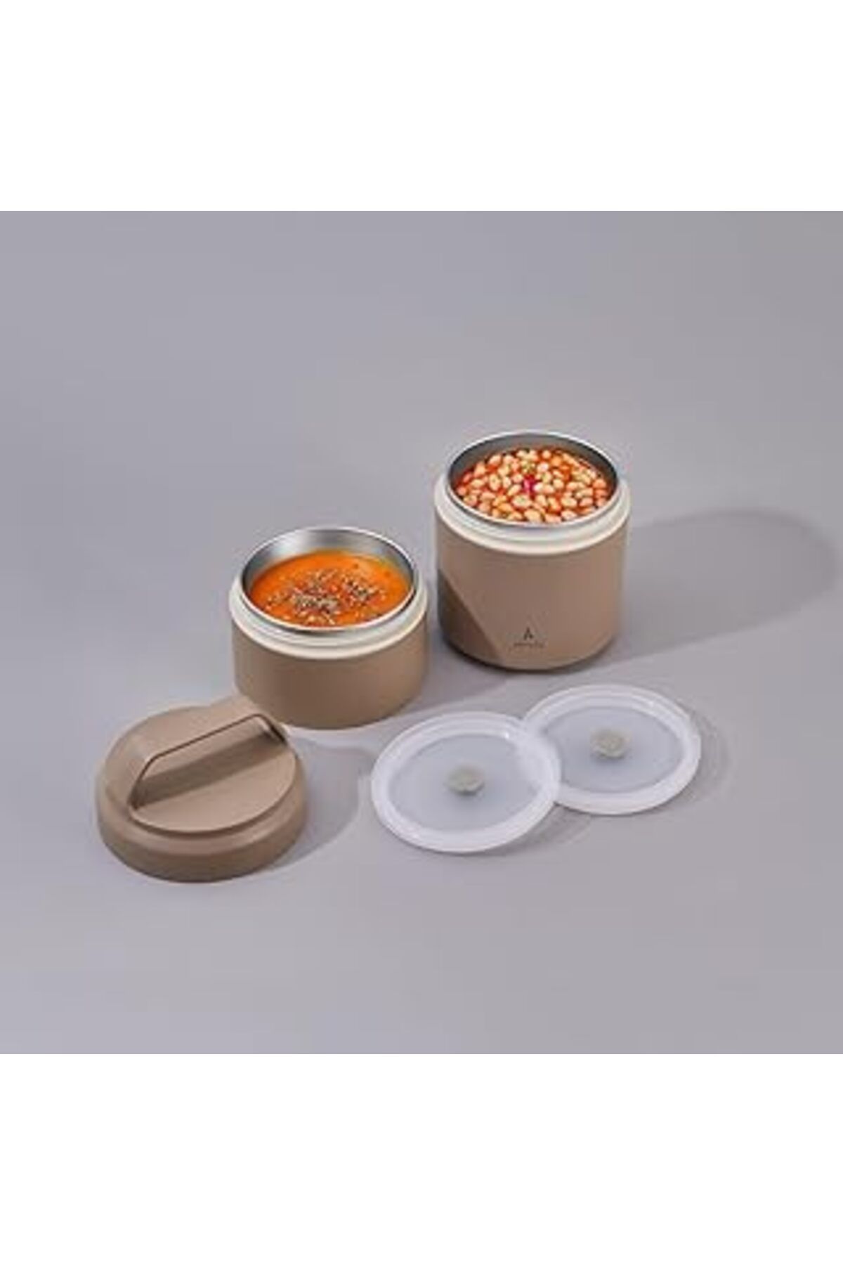 NETWORK ART Bento Lunch Box Yemek Termosu Katlı Haki 1200 Ml Ar262276