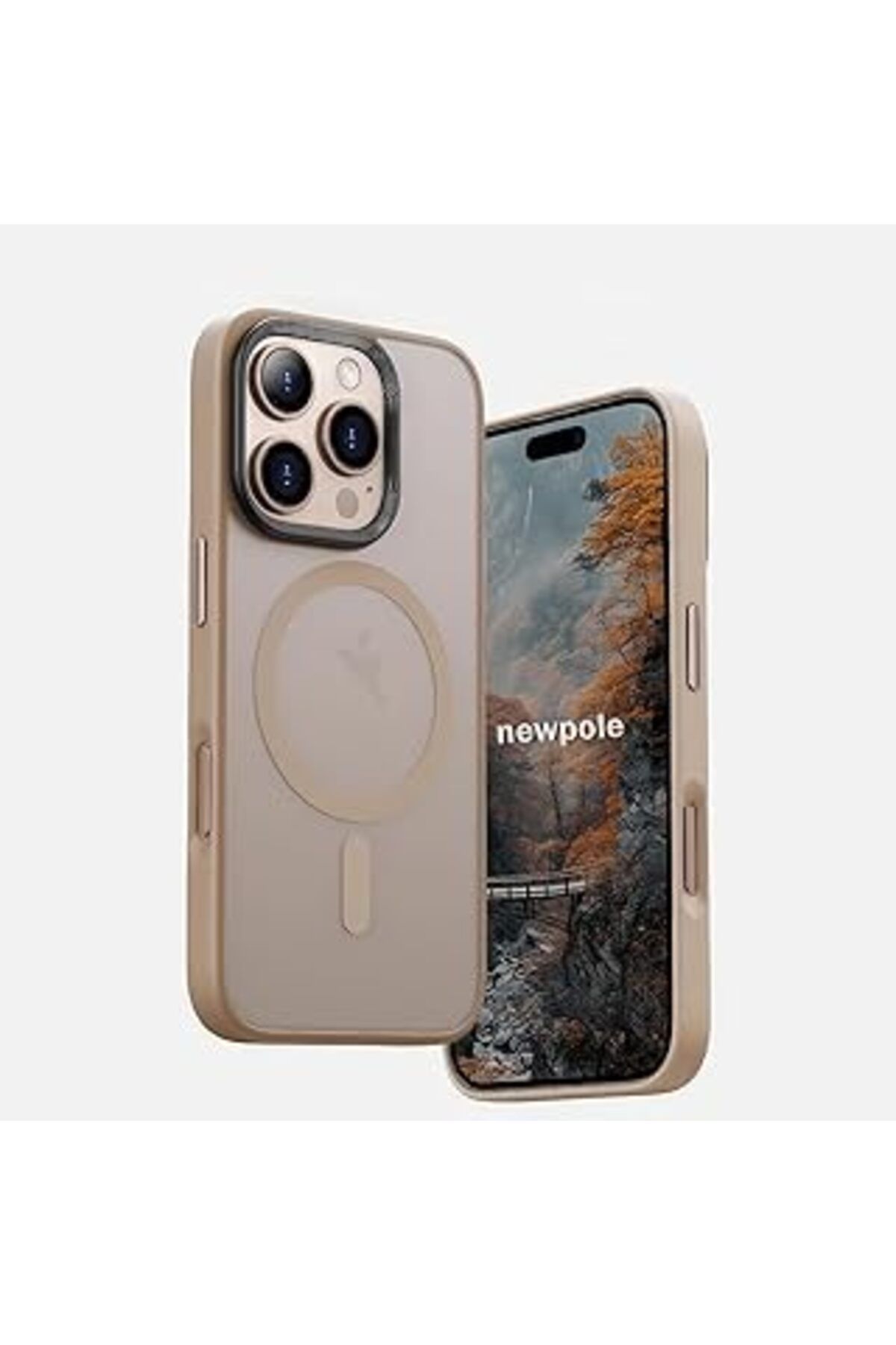 NETWORK ART Newpole Iphone 16 Pro Max Için Magsafe Ile Uyumlu Kılıf Drof Darbelere Dayanıklı Buzlu Arka Kapak S