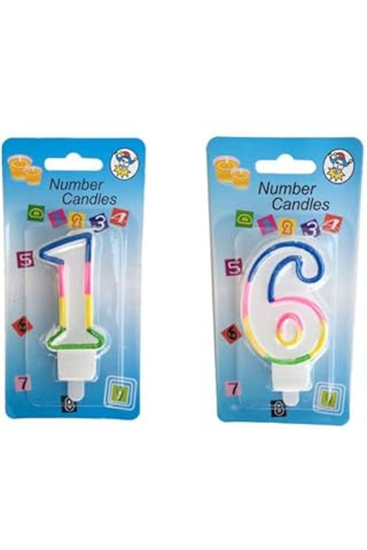 ASİTAN Benim Marifetlerim - 16 Yaş Rengarenk Pasta Mumu