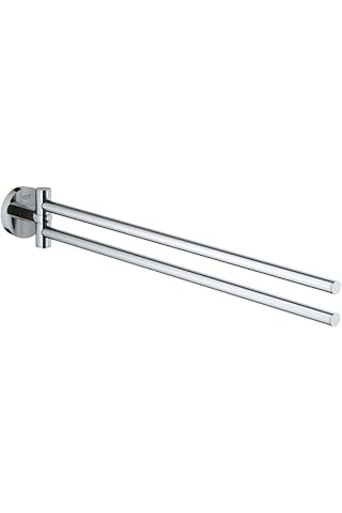 Mu Art Ahşap Start İkili Uzun Havluluk, 439 Mm, Duş, Banyo Aksesuarları, Krom, 41183000