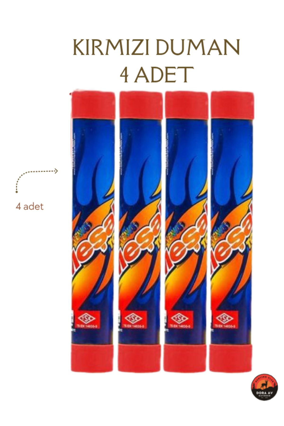 PROHUNTER Düğün Kına Asker eğlencesi için duman kırmızı 4 adet