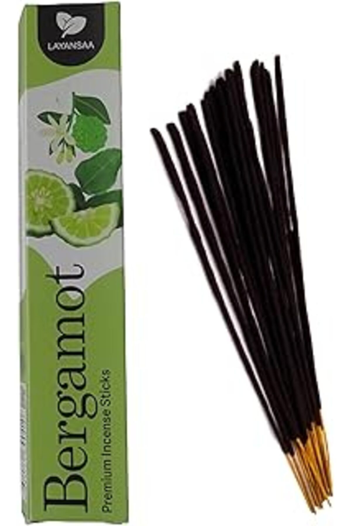 Mu Art Ahşap Layansaa Bergamot Kokusu Özel Aroma Kokusu Agarbatti Arınma 20 Adet 1 Paket Çubuk Tütsü