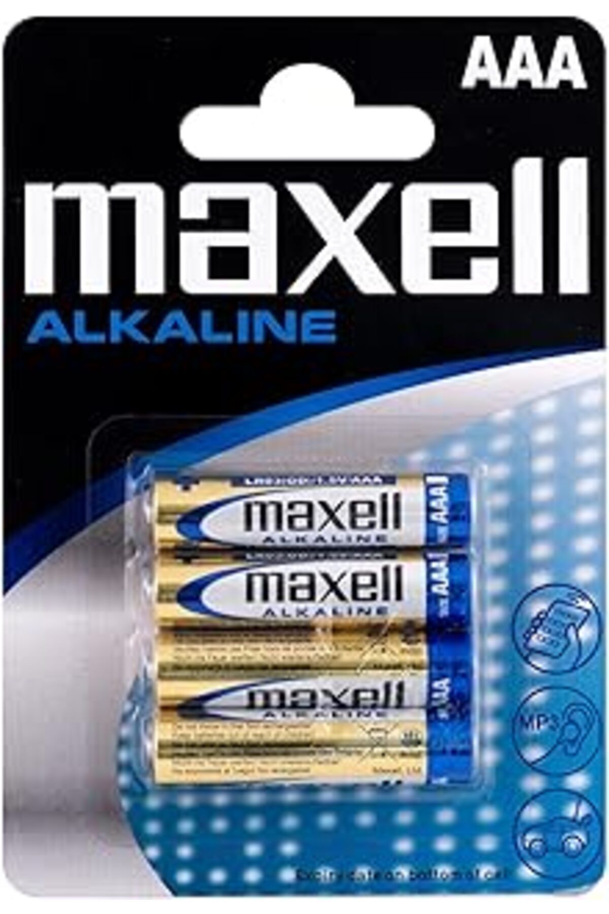 Pazarcan Maxell Lr03 Aaa Mikro Alkali Pil (4'Lü Blister)