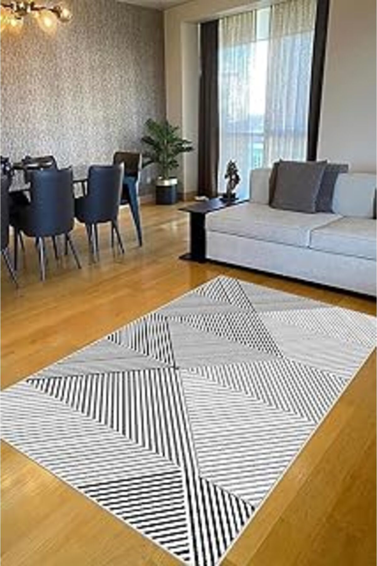 ASİTAN Yeni Desen Yıkanabilir Modern Halı Md-06 230324-Md-06-Slnw50X80