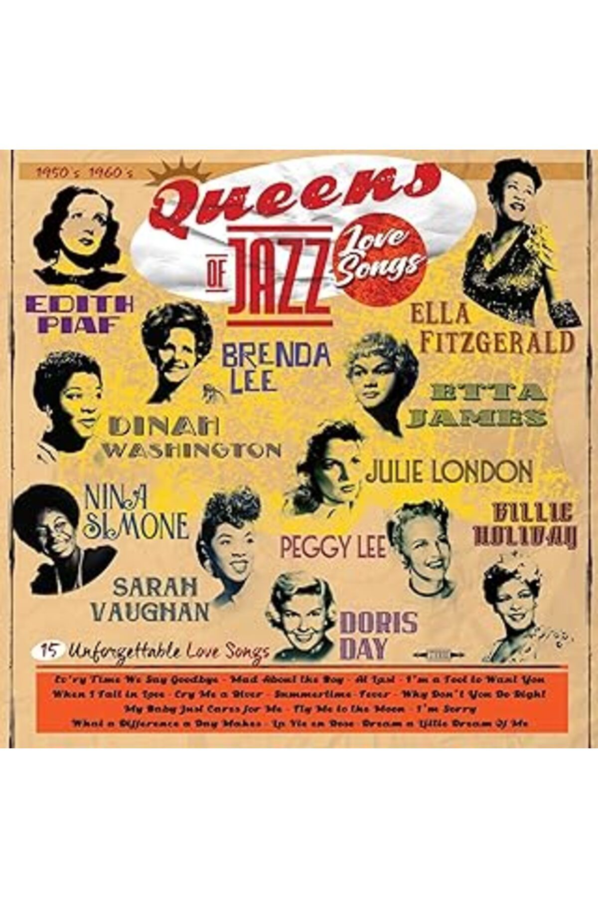 NETWORK ART My Yonca Queens Of Jazz - Love Songs (Plak) Edith Piaf - Dinah Washington - Nina Simone - Sarah Vau