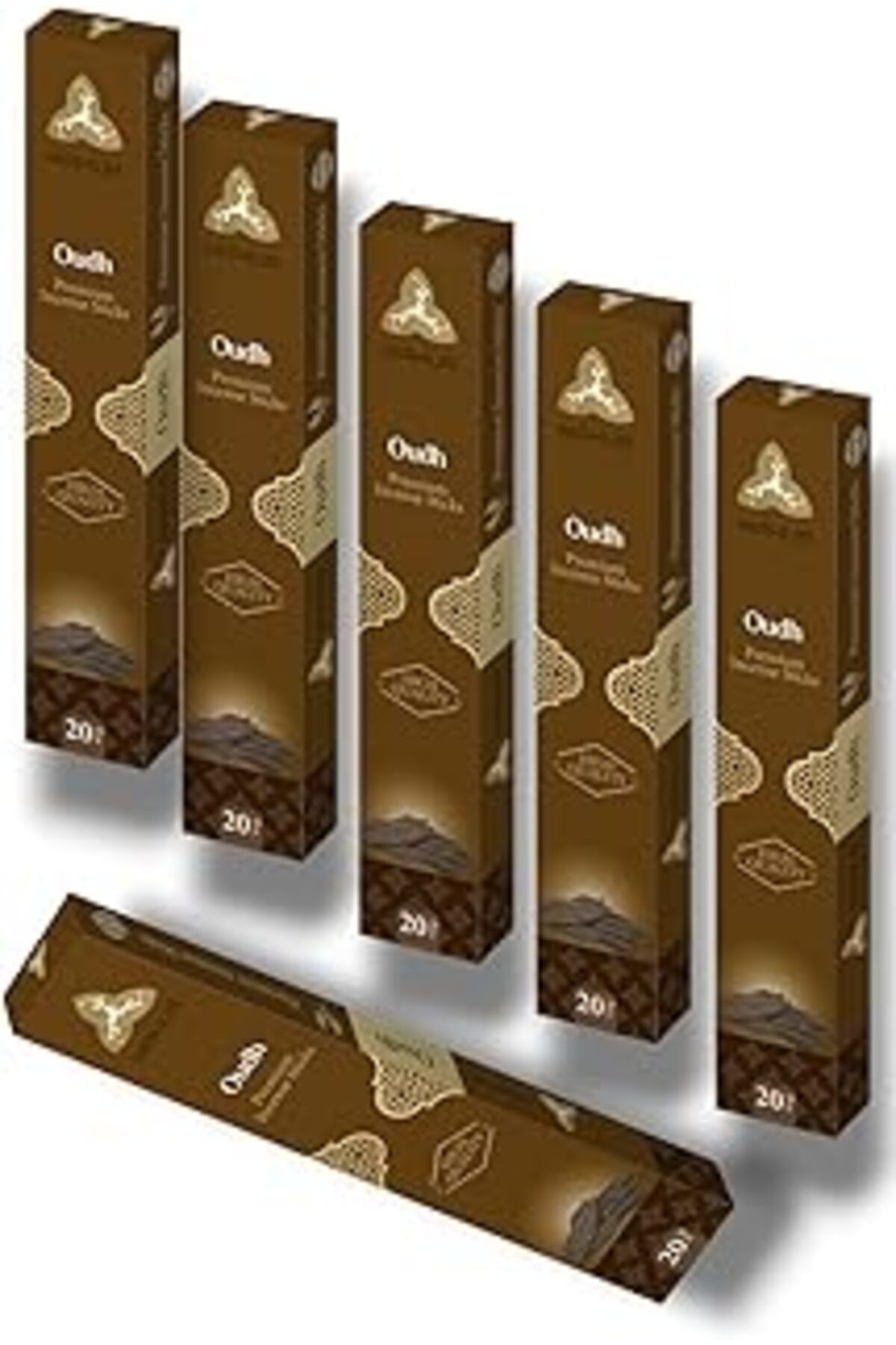 ASİTAN Mahur Od Kokulu Premium Tütsü Çubukları, Yüksek Kalite, Çok Al, Az Öde, 6 Kutu - 120 Adet Tütsü