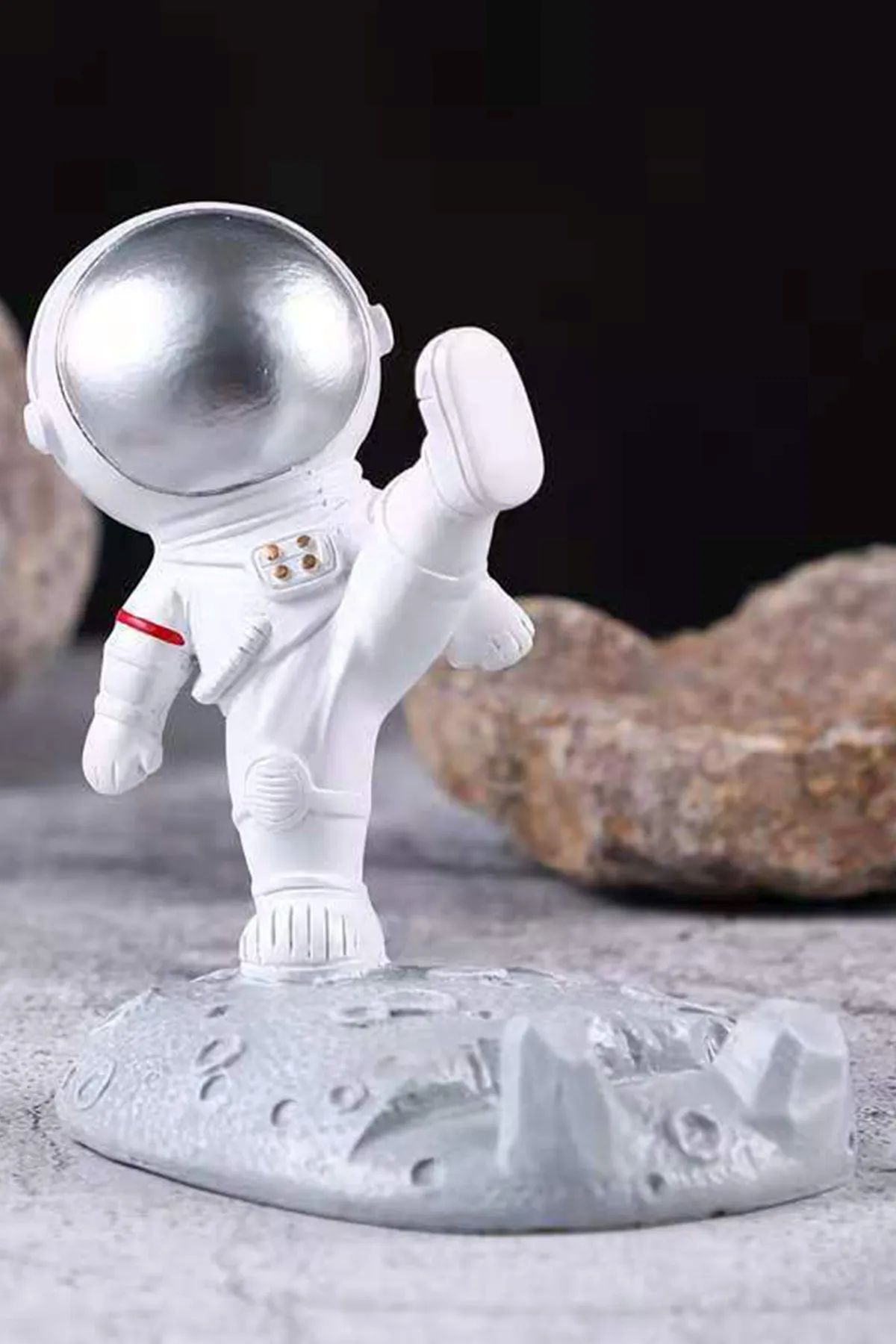 Hibana Sevimli Astronot Dekorasyon Masa üstü Telefon Tutucu ve Tablet Standı model2