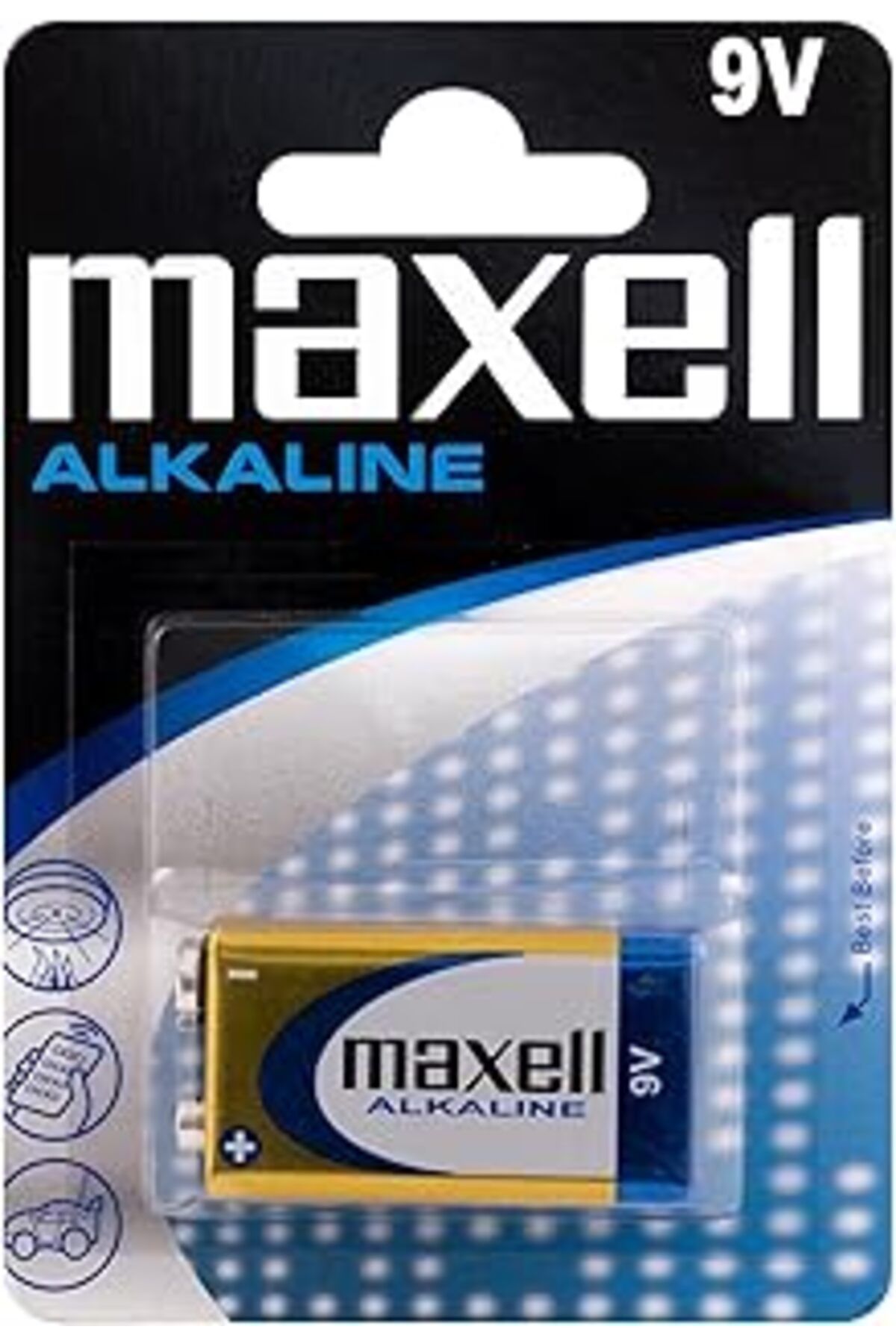 TBSProjects Maxell 6Lr61-Mn1604 9V Alkalin Pil