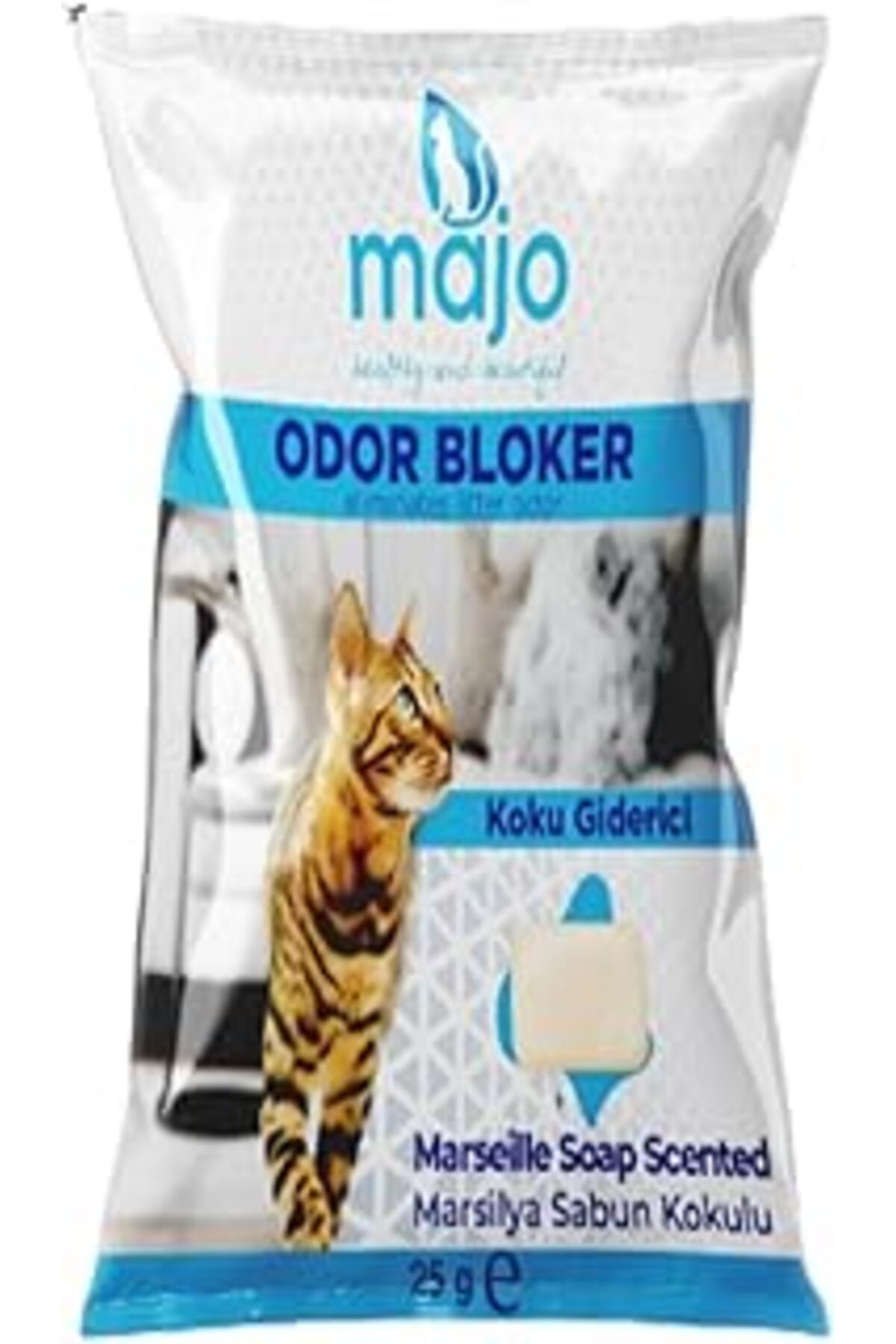 Mu Art Ahşap Tineke Majo Marsilya Sabun Kokulu Doğal Kedi Kumu Koku Giderici Temizleyici
