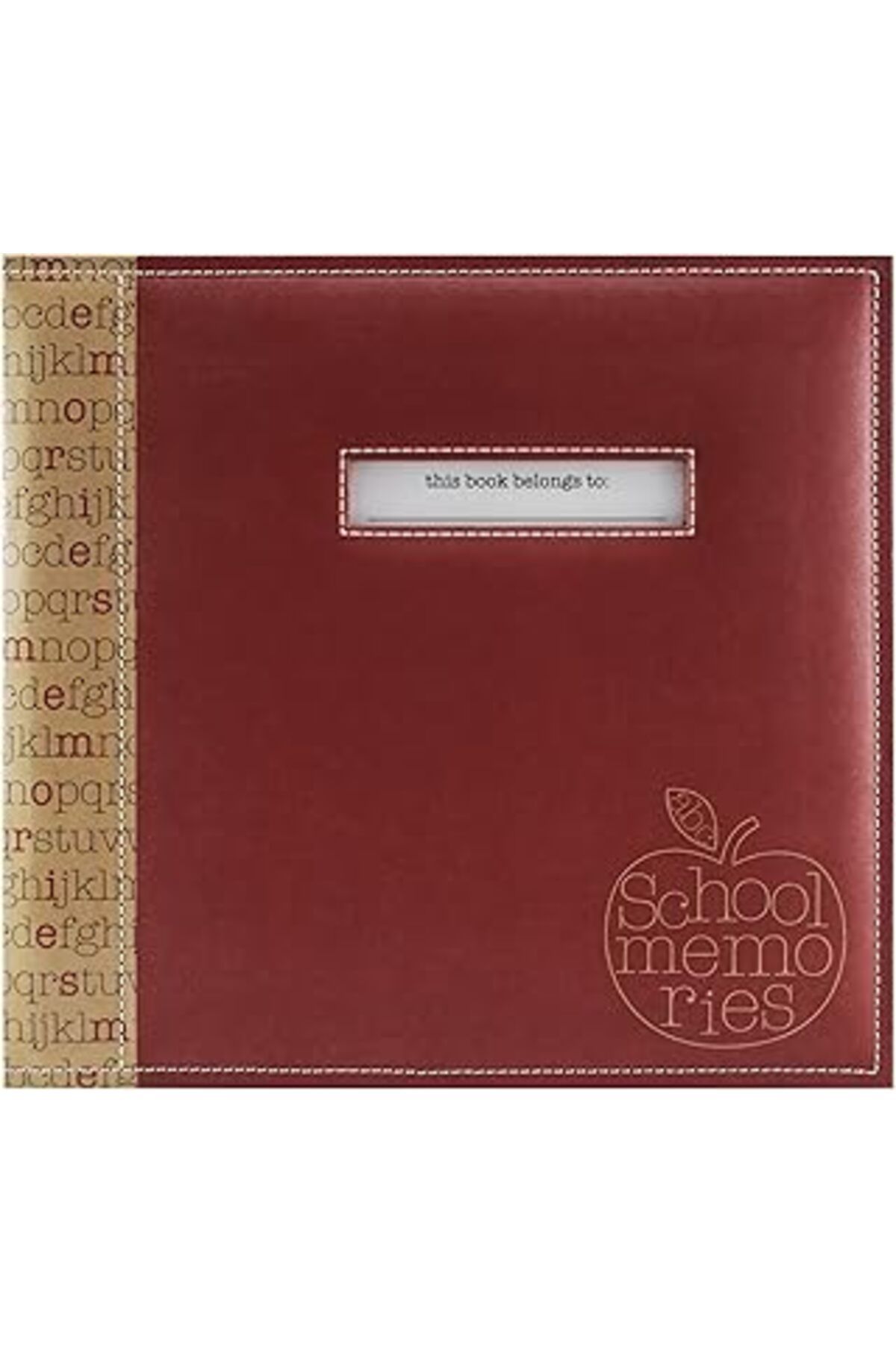 Mu Art Ahşap Mbi School Memories Koleksiyon Defteri 30 X 30 Cm - Kırmızı Elma