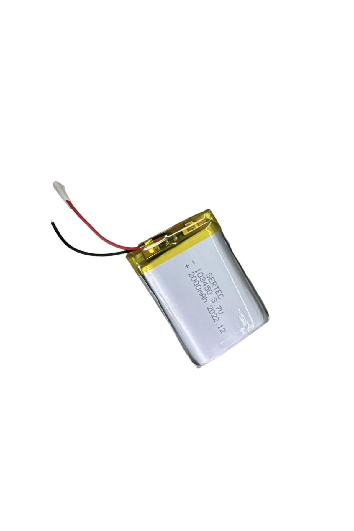 Skygo 103450 3.7V 2000 MAh Li-Polymer Pil Devreli/1.5A