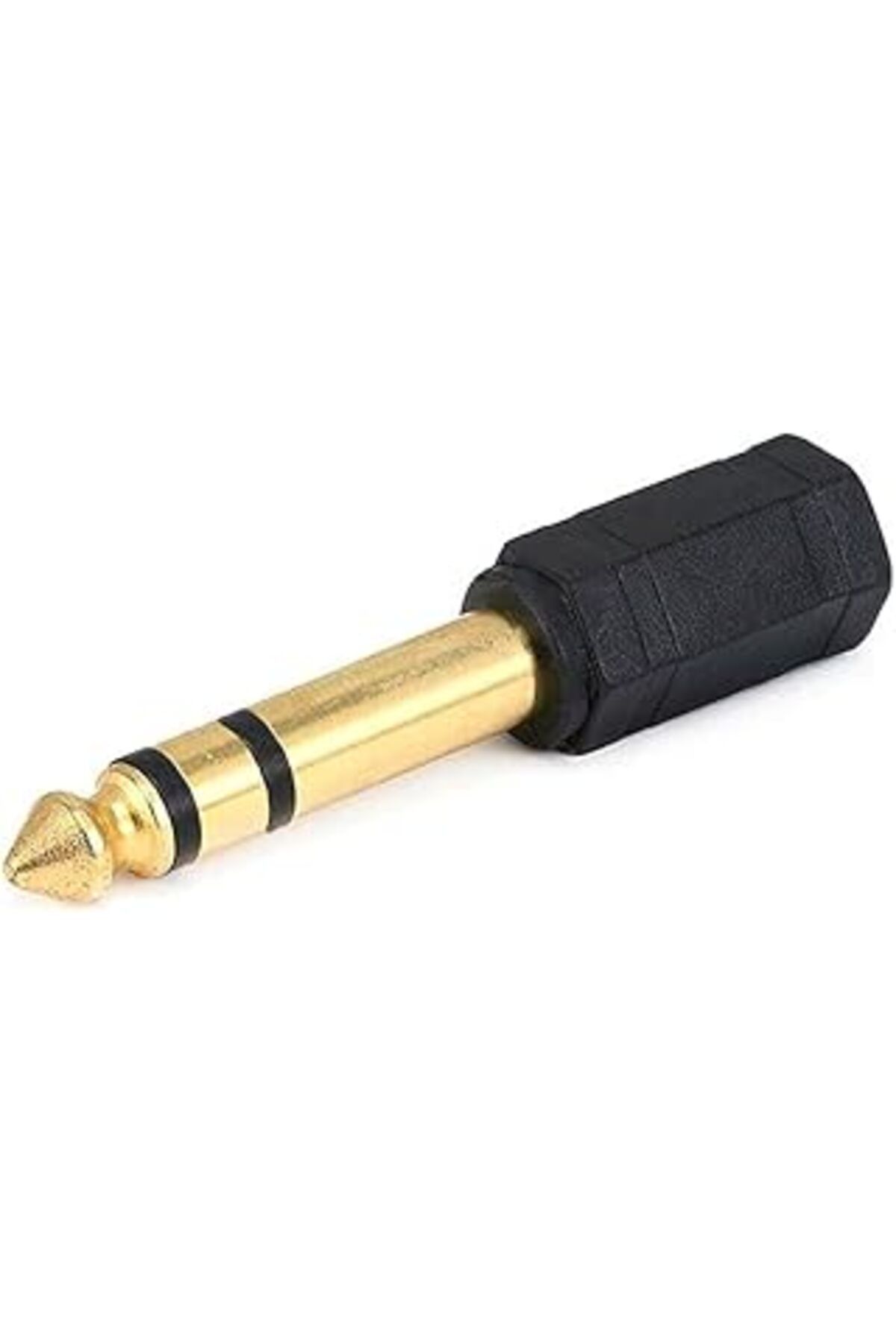 NETWORK ART Ars Stereo Kulaklık Mikrofon Adaptörü 6,3Mm Erkek To 3,5Mm Dişi Gold Jak