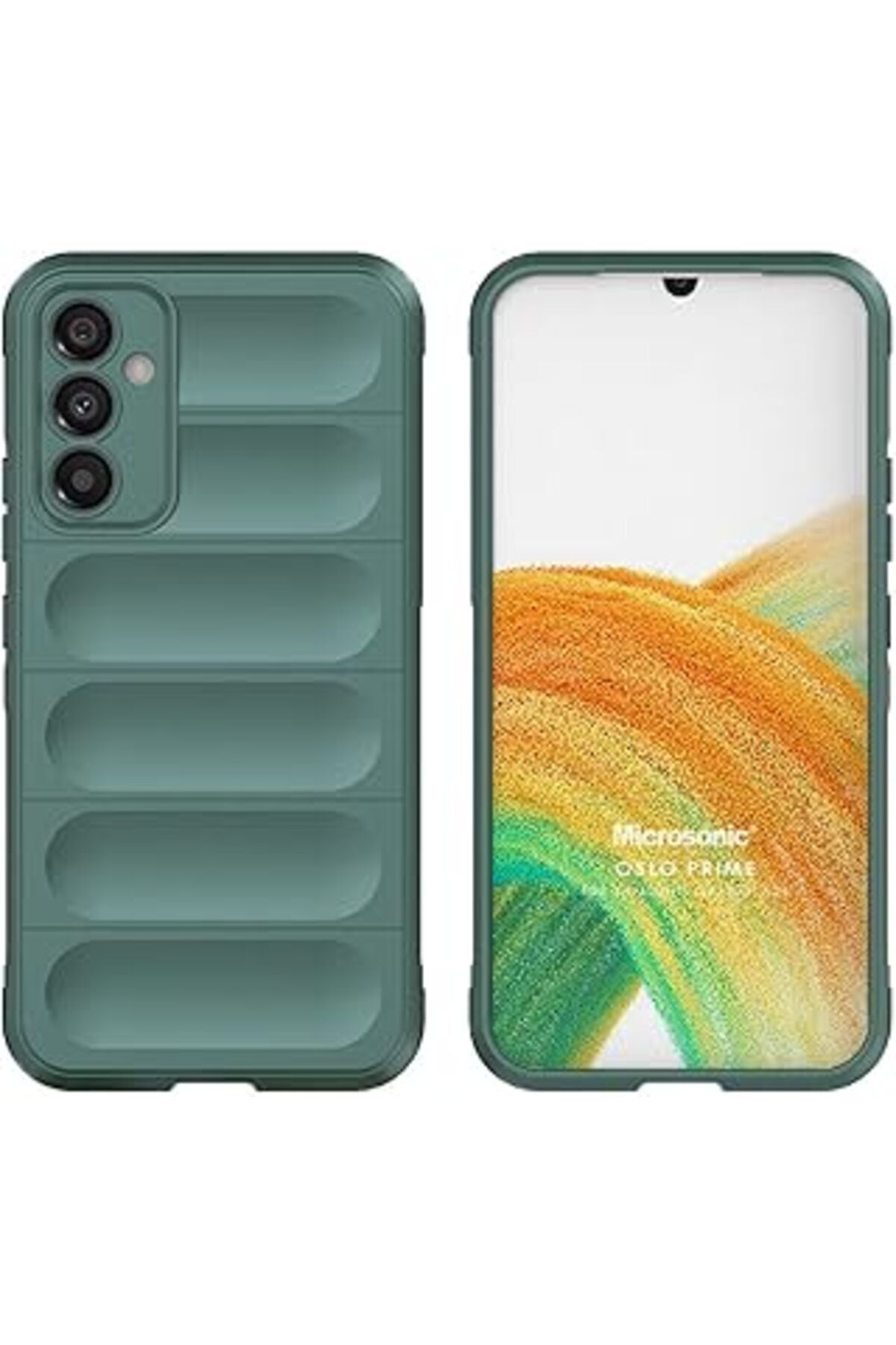 NETWORK ART Microsonic Samsung Galaxy A56 Kılıf Oslo Prime Yeşil [galaxy A56 Ile Uyumlu Kılıf - Yeşil]