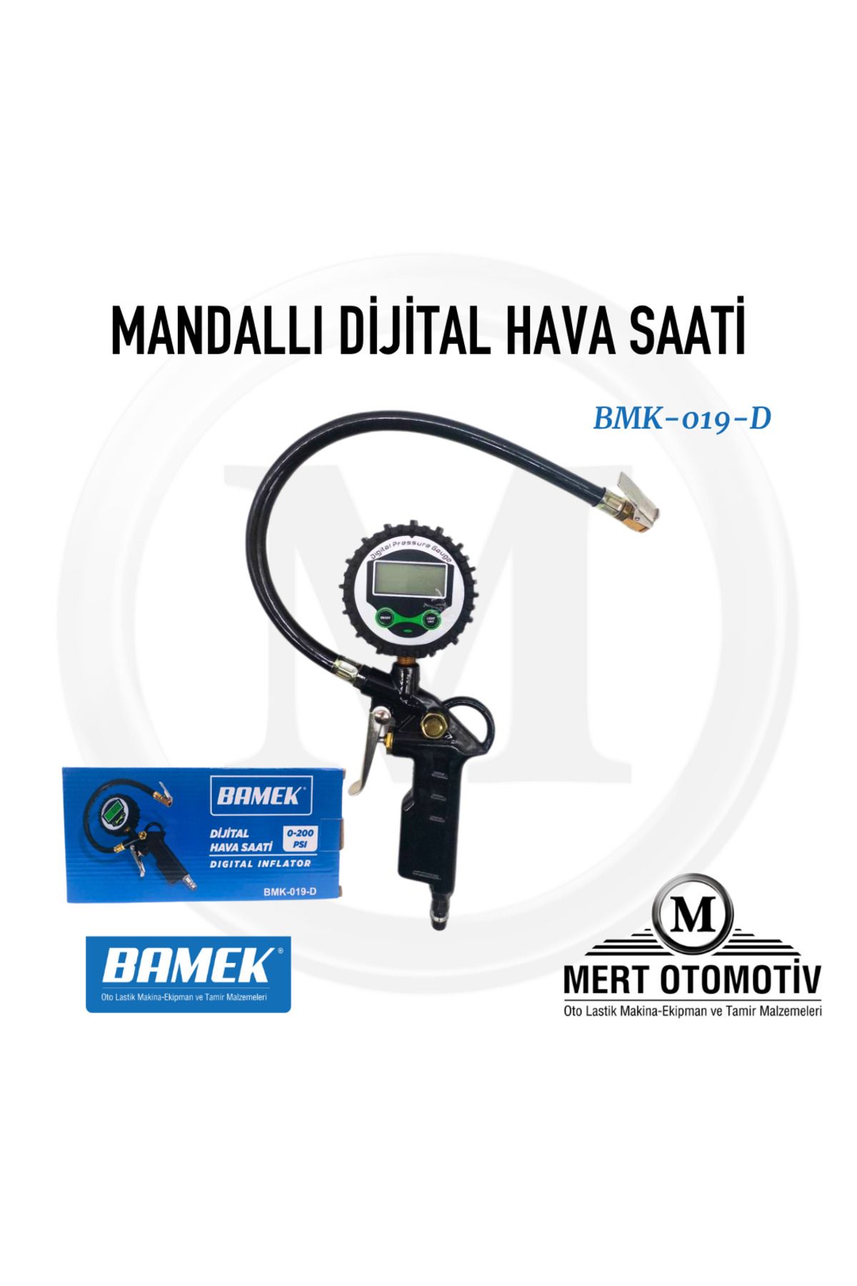 Bamek DİJİTAL-MANDALLI İTHAL HAVA SAATİ - BAMEK