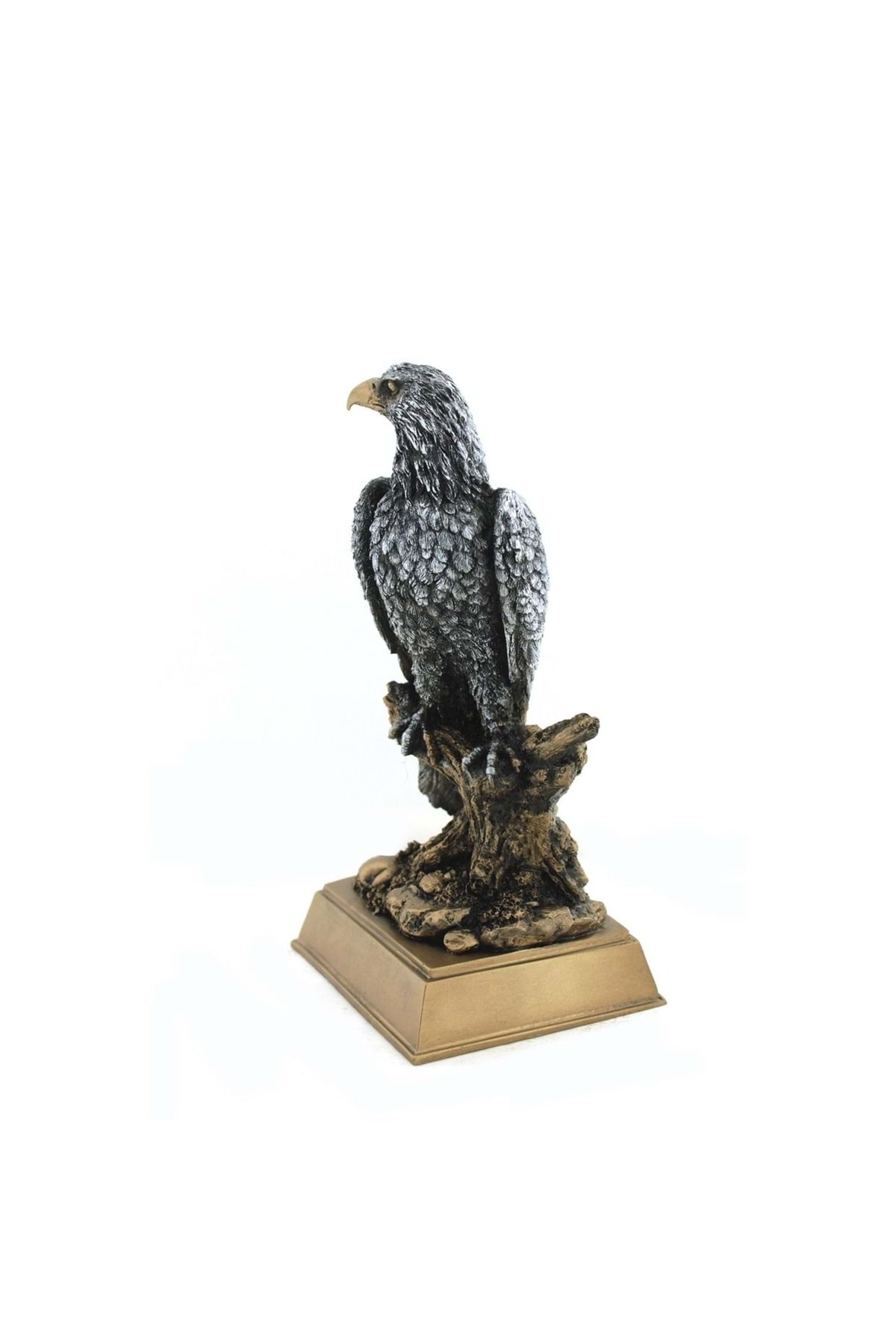 Mersi SHOP Dal Üzerinde Kartal Figür – 25 cm (Y) × 13 cm (G)