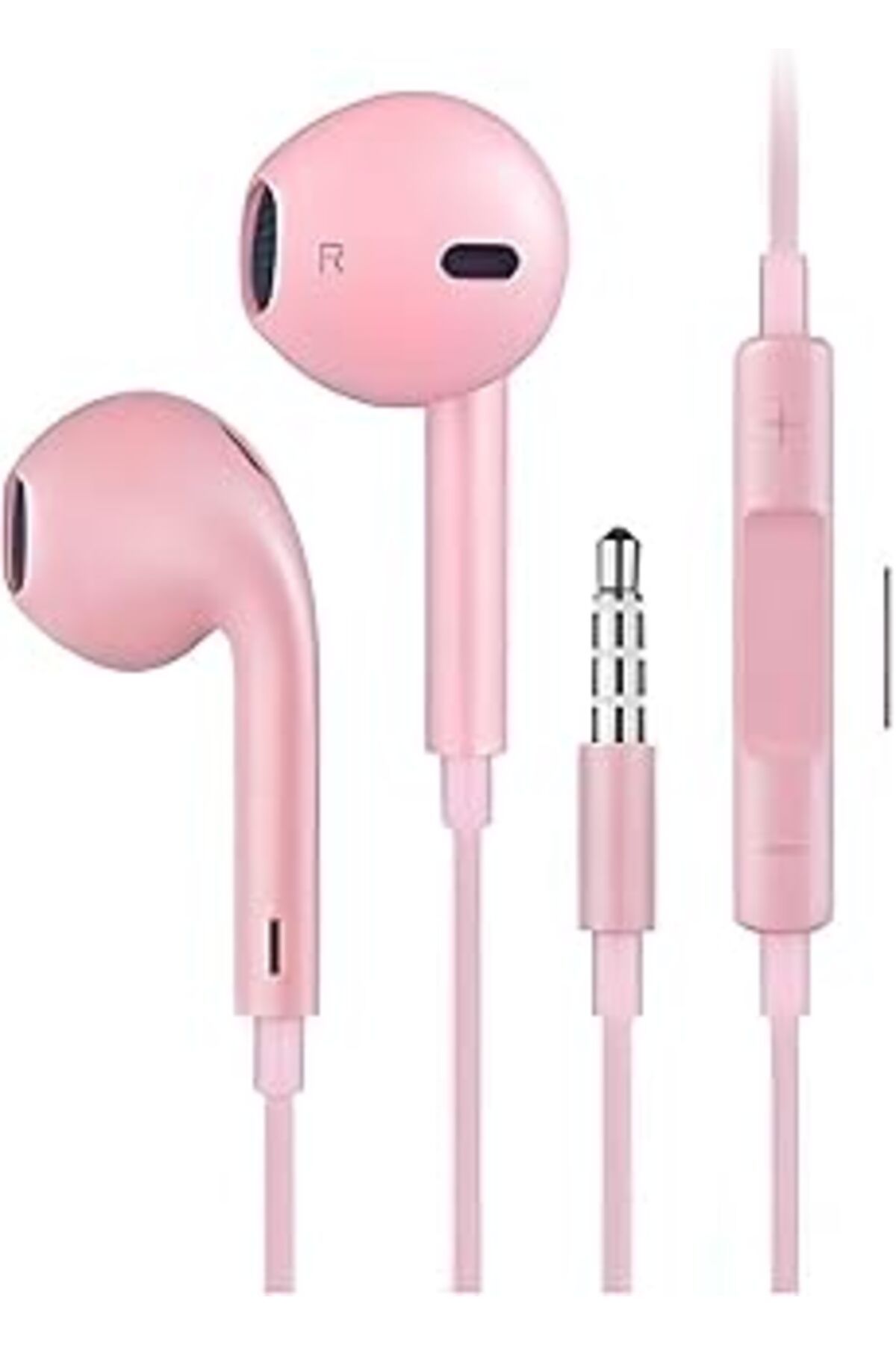 NETWORK ART Jack Girişli Pembe Kablolu Kulaklık Ios Android İle Uyumlu 3.5 Mm Kulaklık