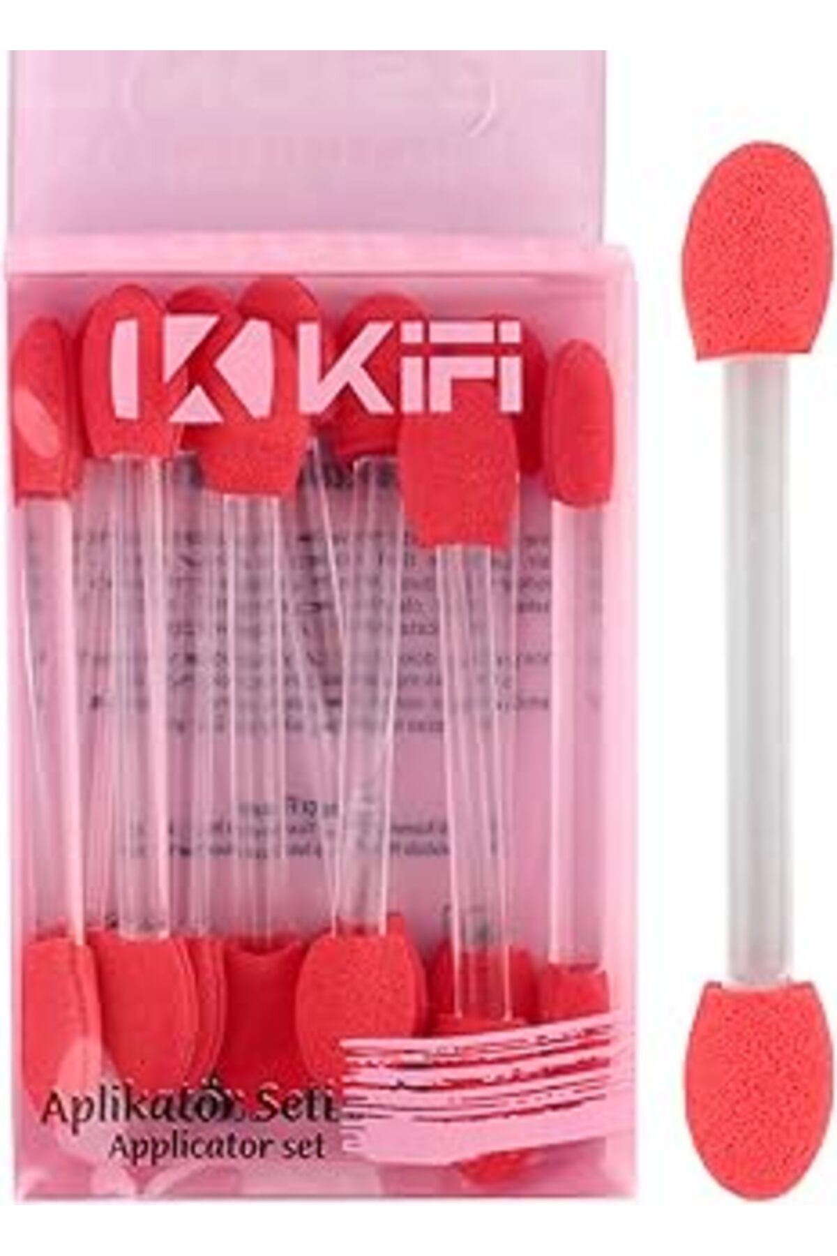 Mu Art Ahşap Kifi 10'Lu Makyaj Aplikatör Seti Kf002