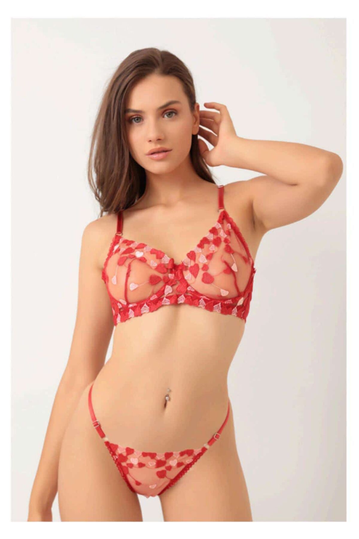 AMOR Amora Kalpli Transparan Set