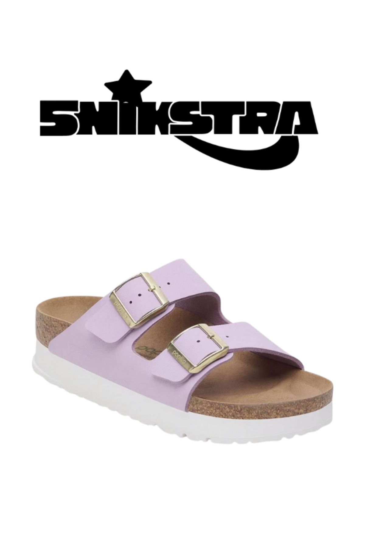 Birkenstock ARIZONA PLATFORM FLEX BF NU VEGAN Birki-flor nubuk 1028440 - Snikstra