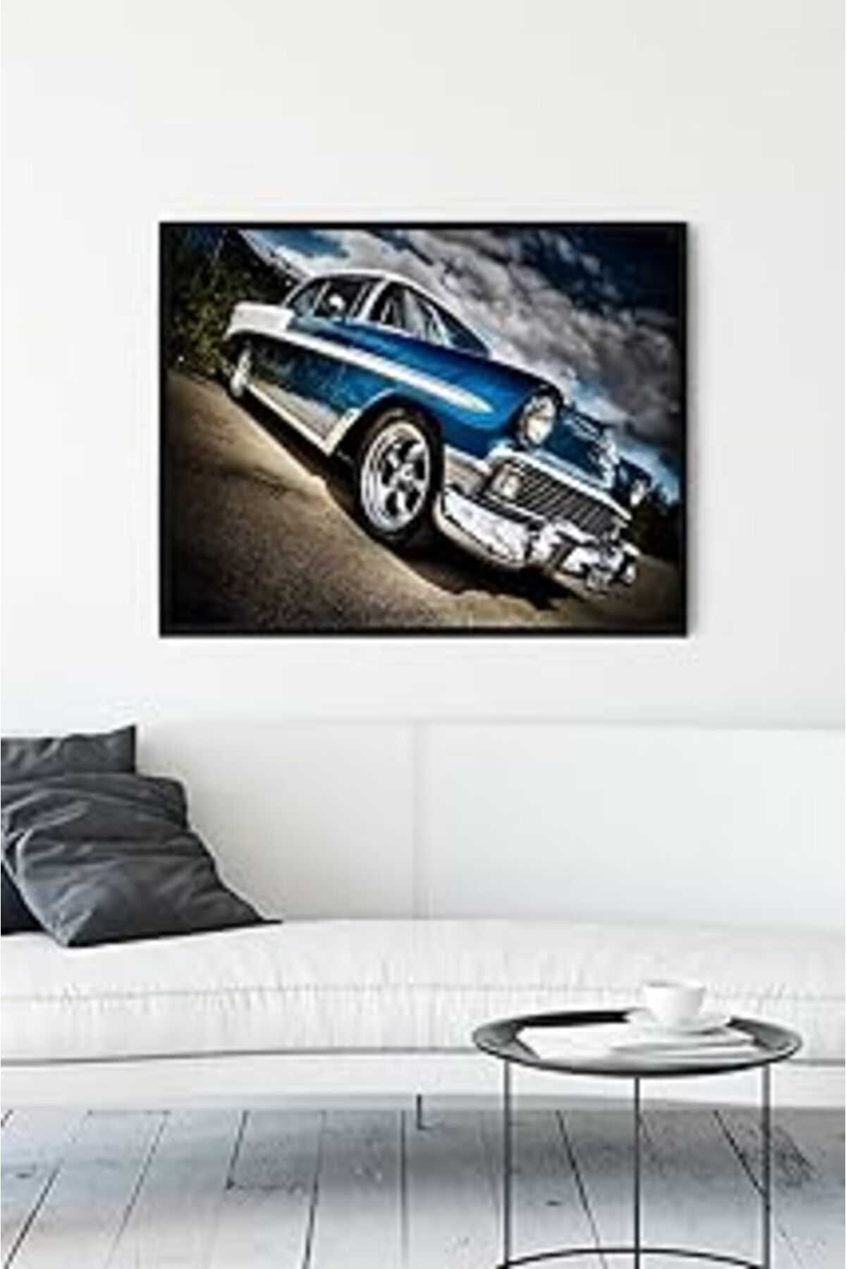 Pazarcan Postermanya (Pster11735) Klasik Araba Çerçeveli Tablo (40X50Cm)