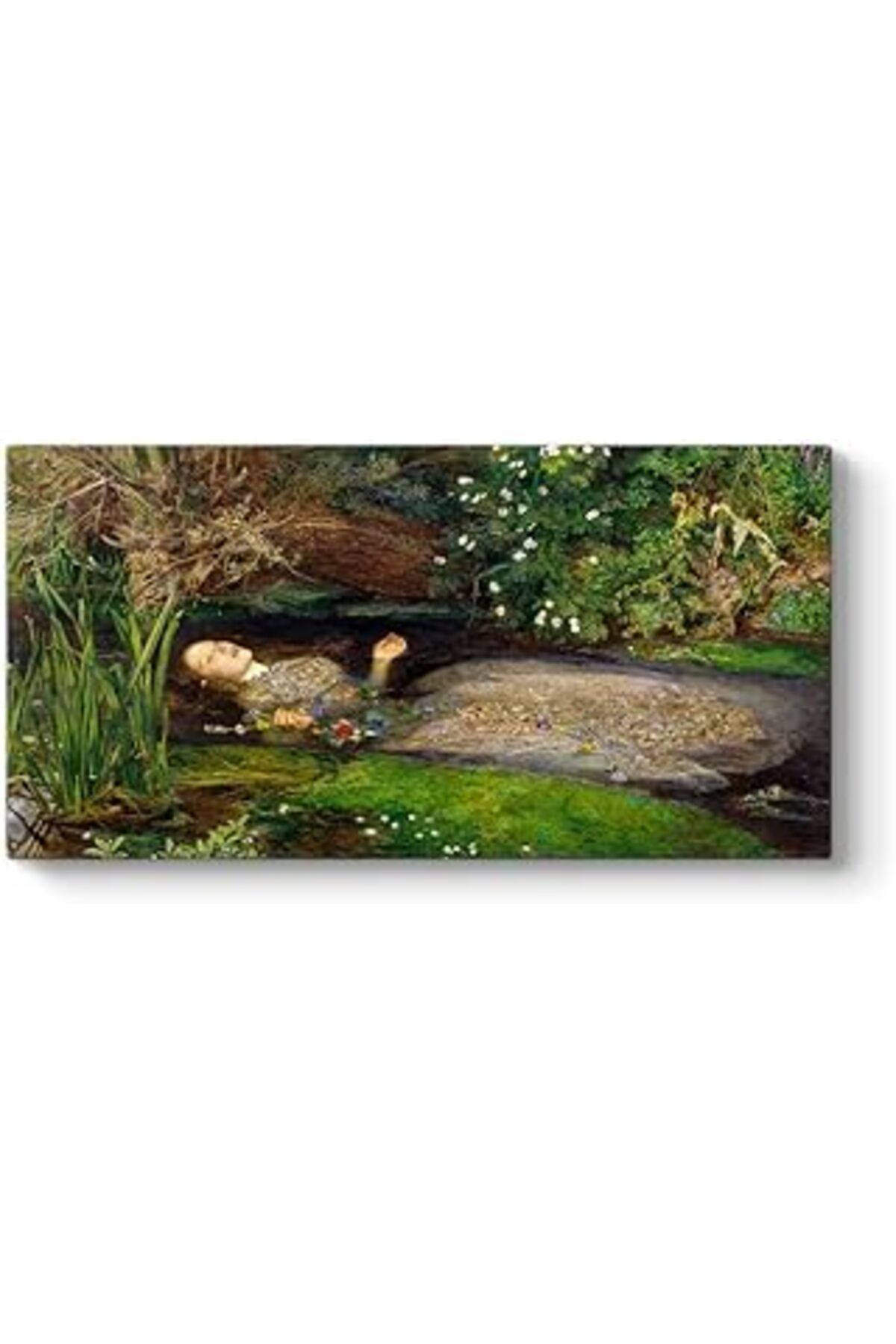 NETWORK ART John Everett Millais - Ophelia Tablosu 60 X 30