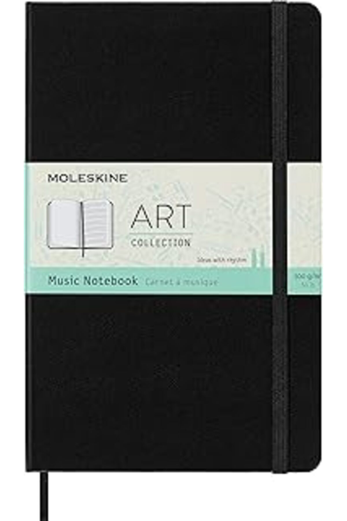 Pazarcan Moleskine Art Müzik Defteri L Boy Siyah