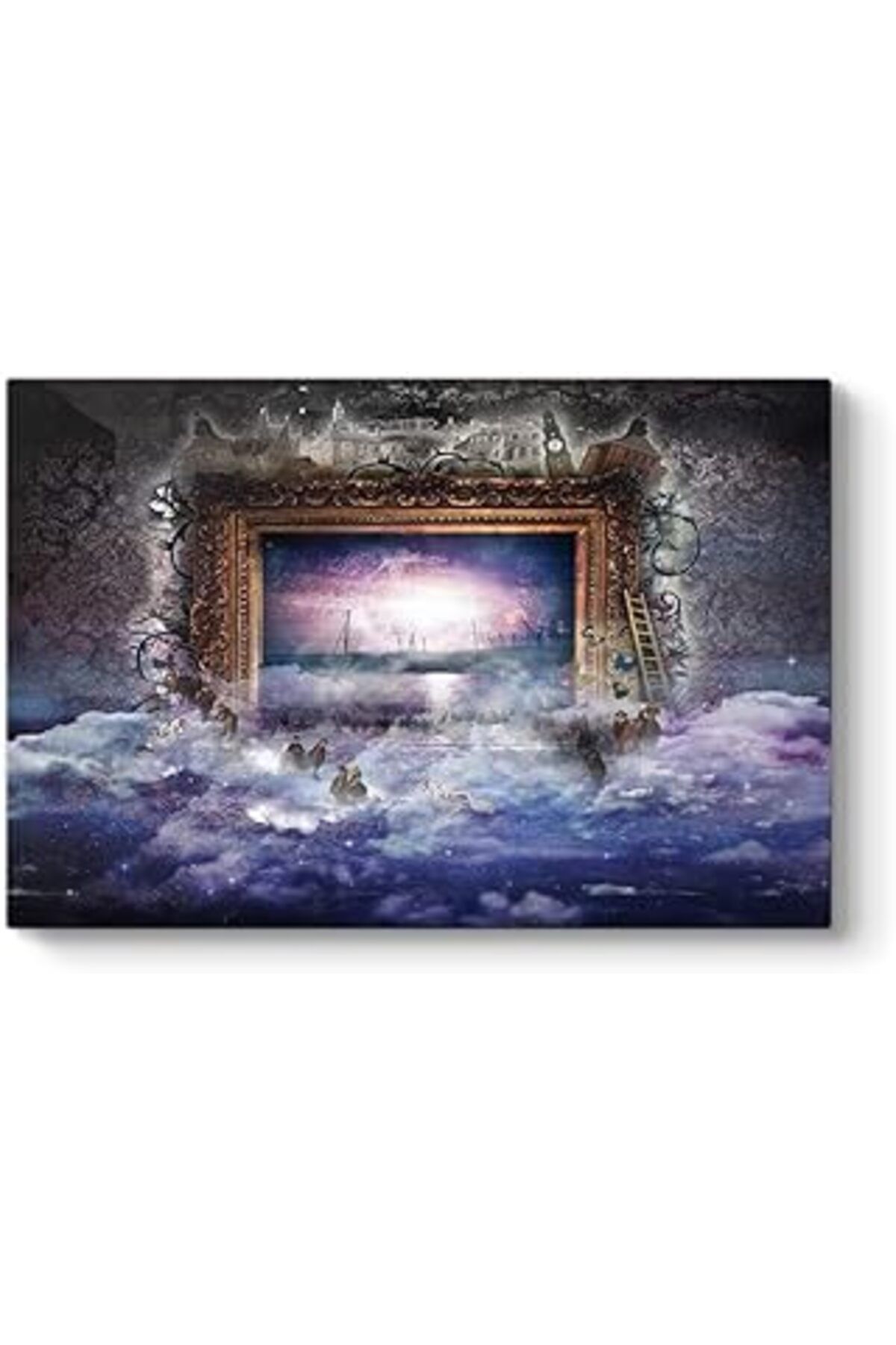 Pazarcan Sürreal Çerçeve Tablosu 75 X 50