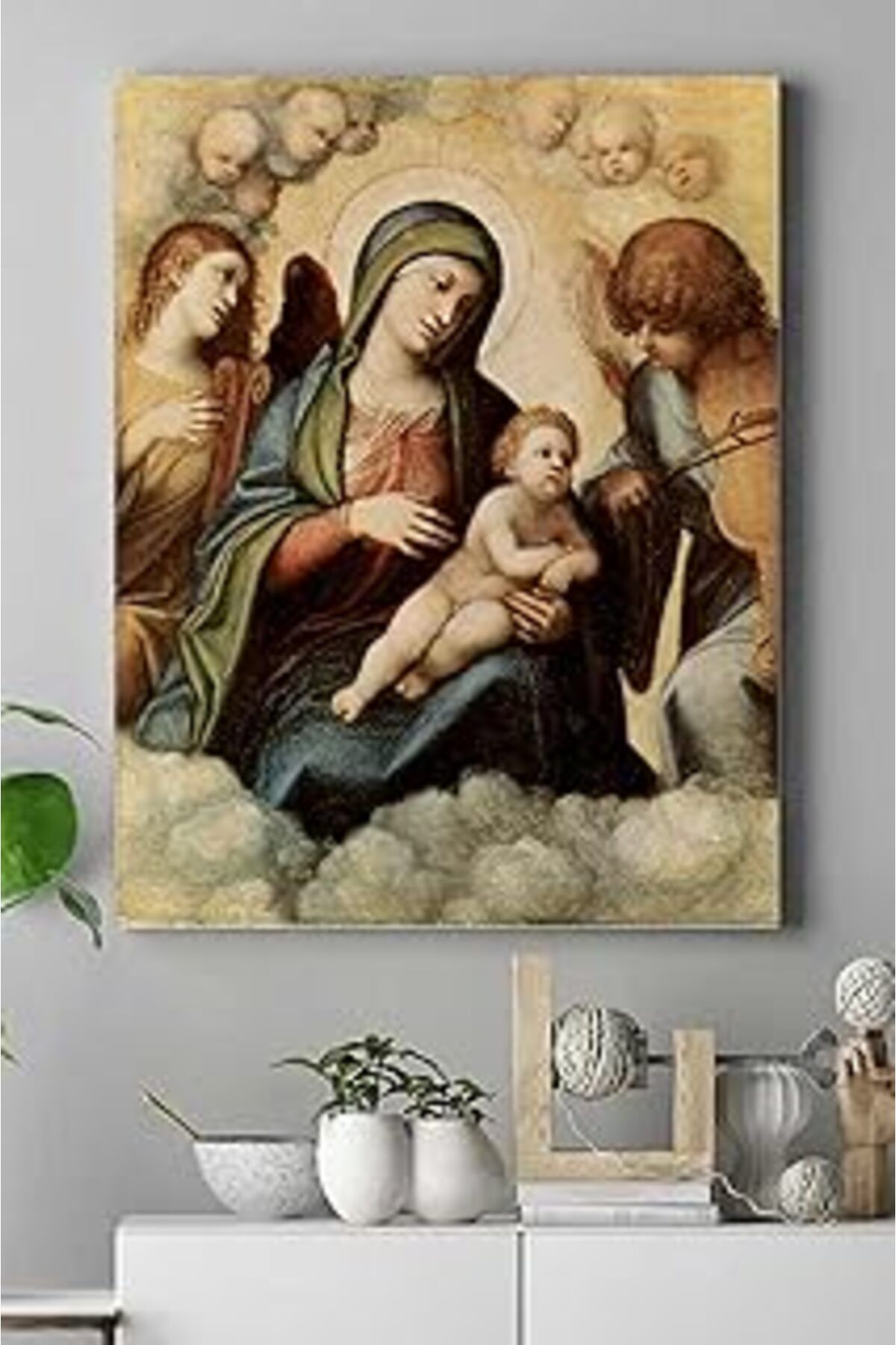 Pazarcan Postermanya (Pster15696) Dini Görsel Kanvas Tablo 21 X 30
