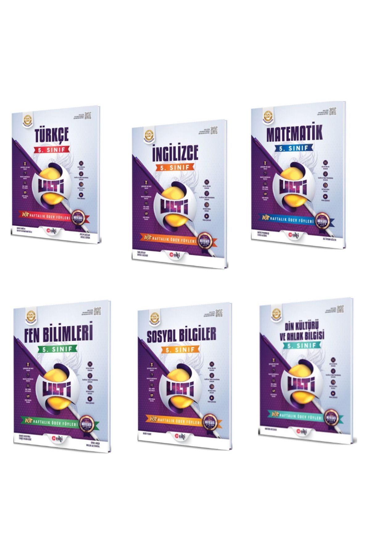 Bes Yayınları Ulti Yayınları 5. Sınıf Tüm Branşlar Haftalık Ödev Föyleri
