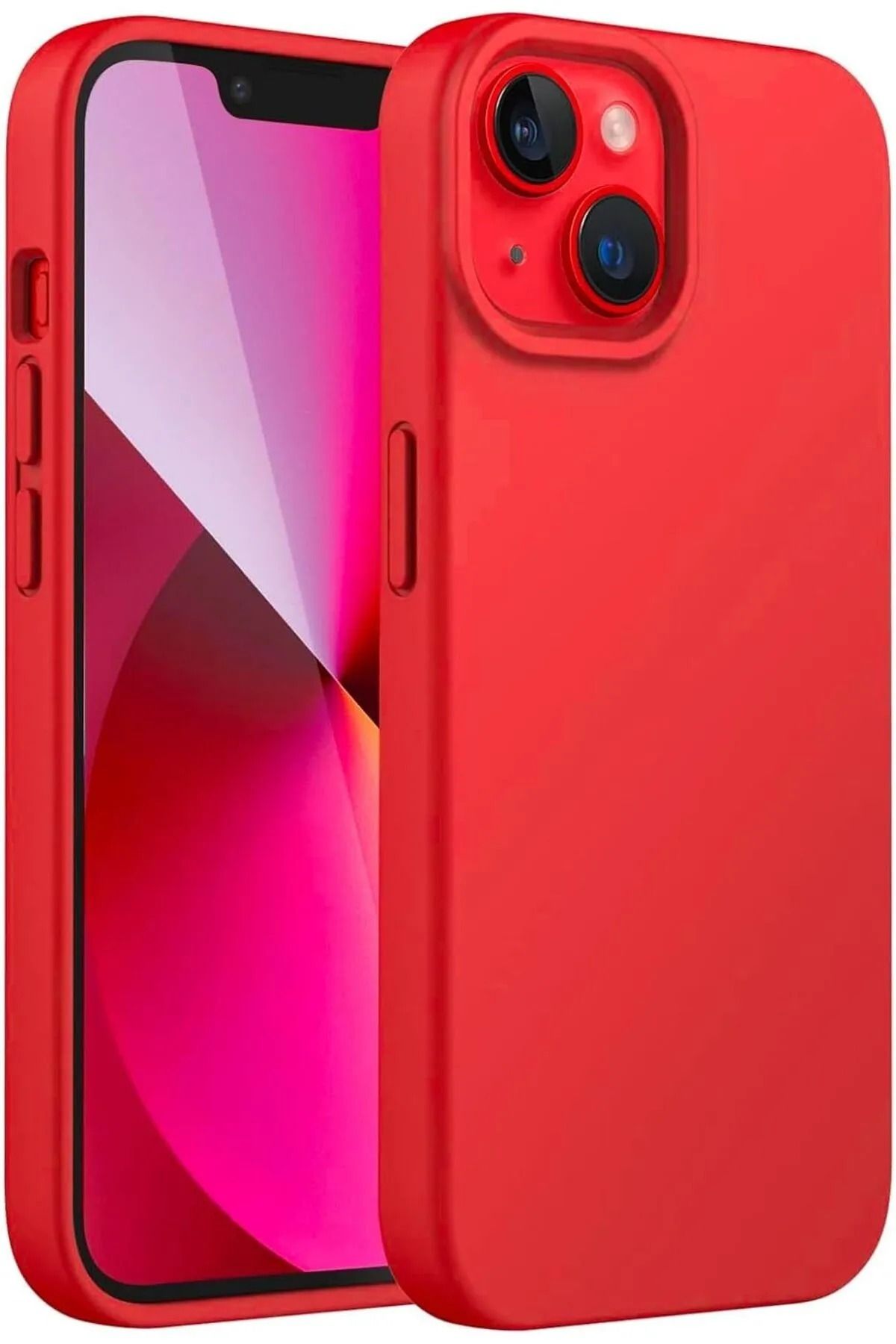 ZETT iphone 13/14 uyumlu Lansman Kılıf Leke Kir Su Tutmayan Yüzey içi Kadife Mükemmel Hissiyat