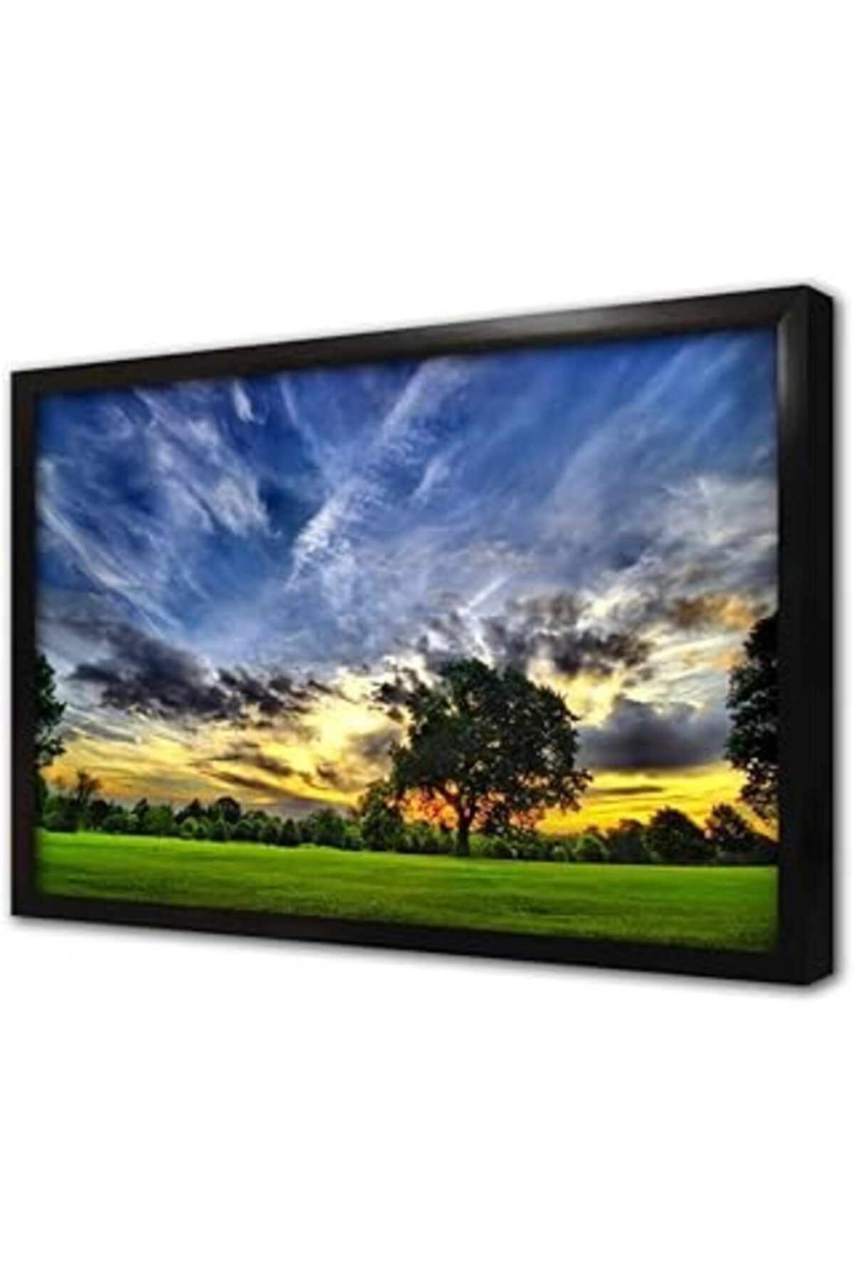 Pazarcan Doğa Ve Ağaç Çerçeveli Cam Tablo 20X30 Cm Ca20699
