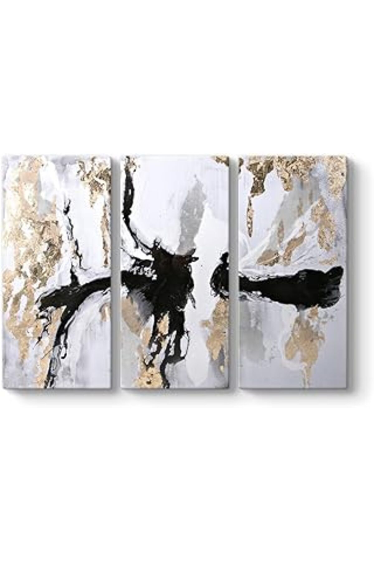 NETWORK ART Tabloshop Direniş Soyut Tablo 111 X 75-3 Parçalı