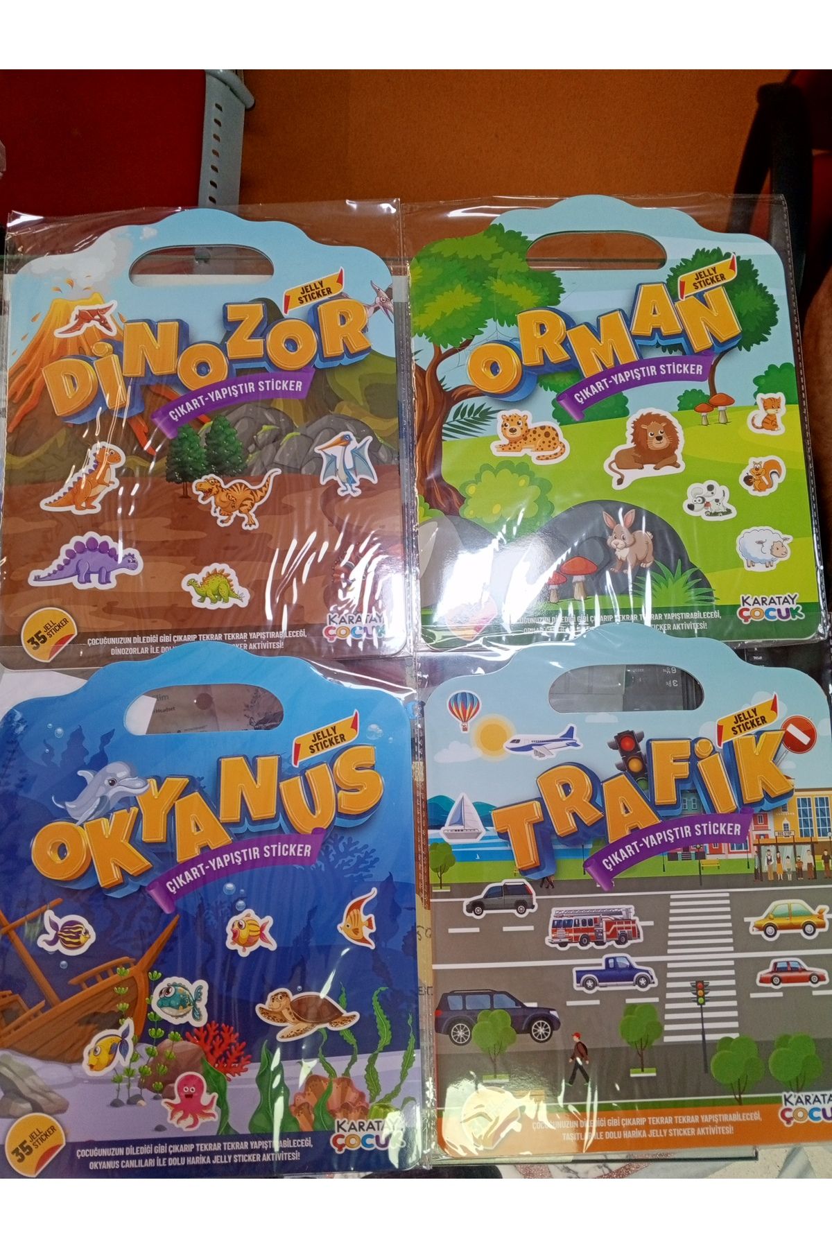 Karatay Çocuk jelly sticker çıkartma