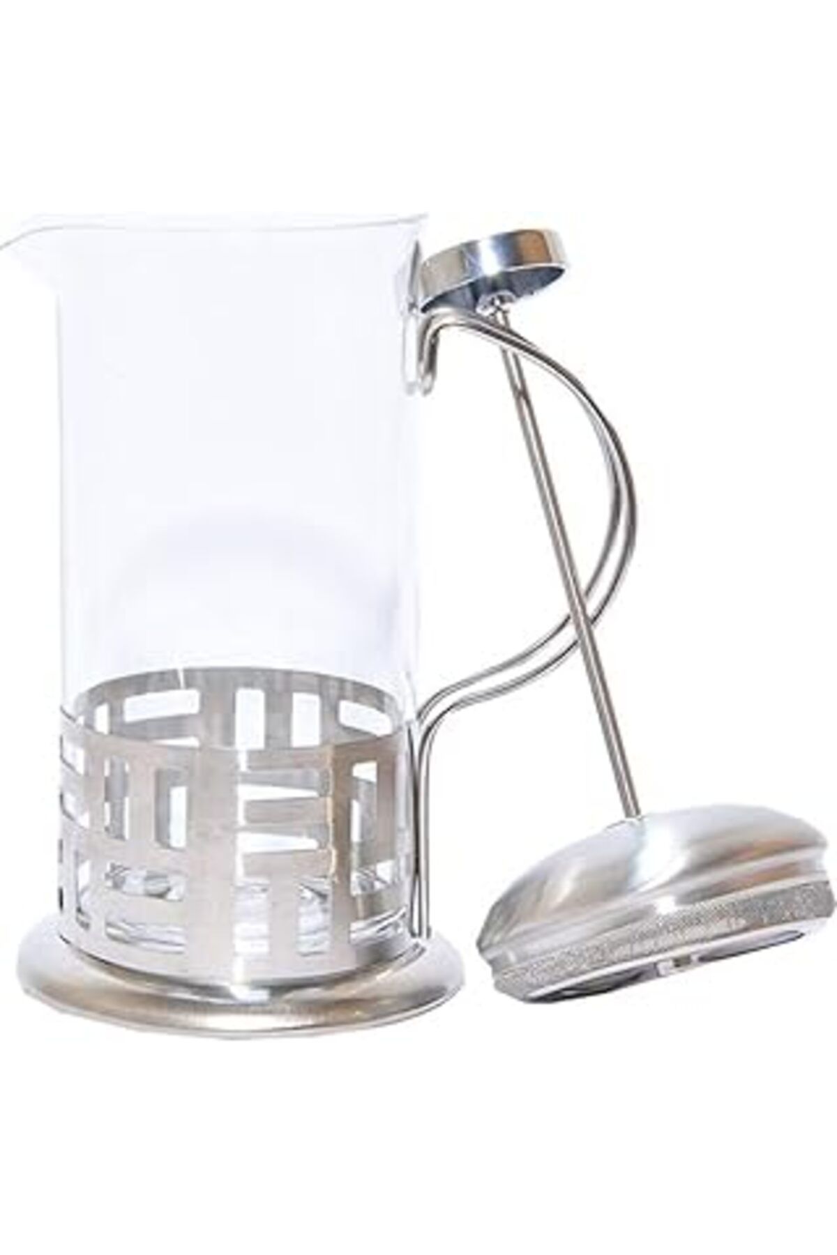 Mu Art Ahşap 5Dm-French Press Bitki Çayı Demliği 350 Ml