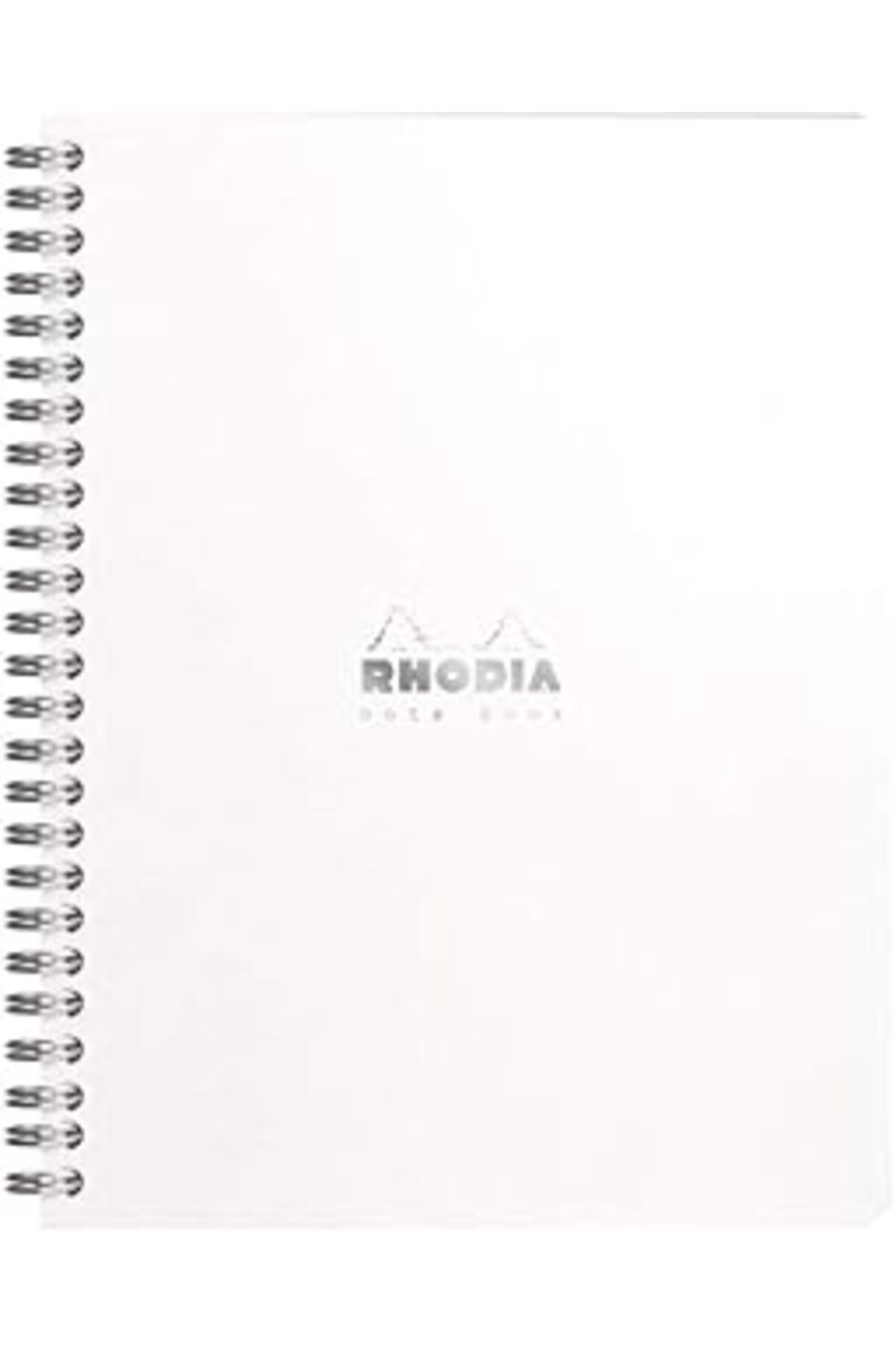 Pazarcan Rhodia 160X210 Mm A-5 + Dot Beyaz Kapak Yandan Spiralli 80 Yaprak