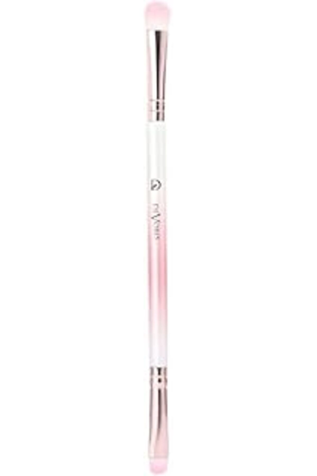 Mu Art Ahşap Rose Devobis Dual-Ended Eyeshadow Brush - Makyaj Fırçası